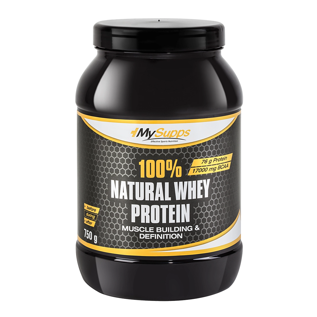 Eine Dose My Supps 100% Natural Whey Protein