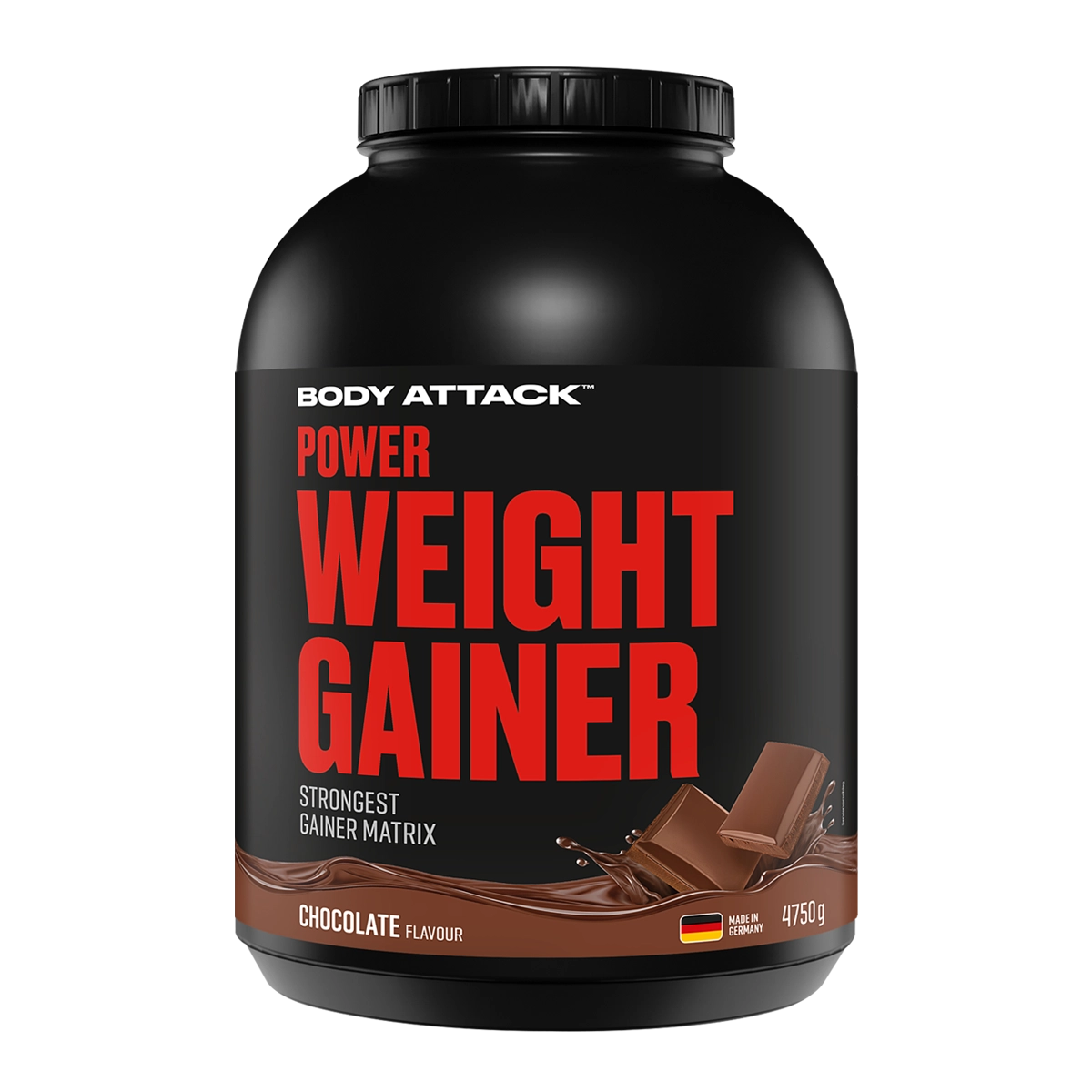 Eine Dose Power Weight Gainer Chocolate