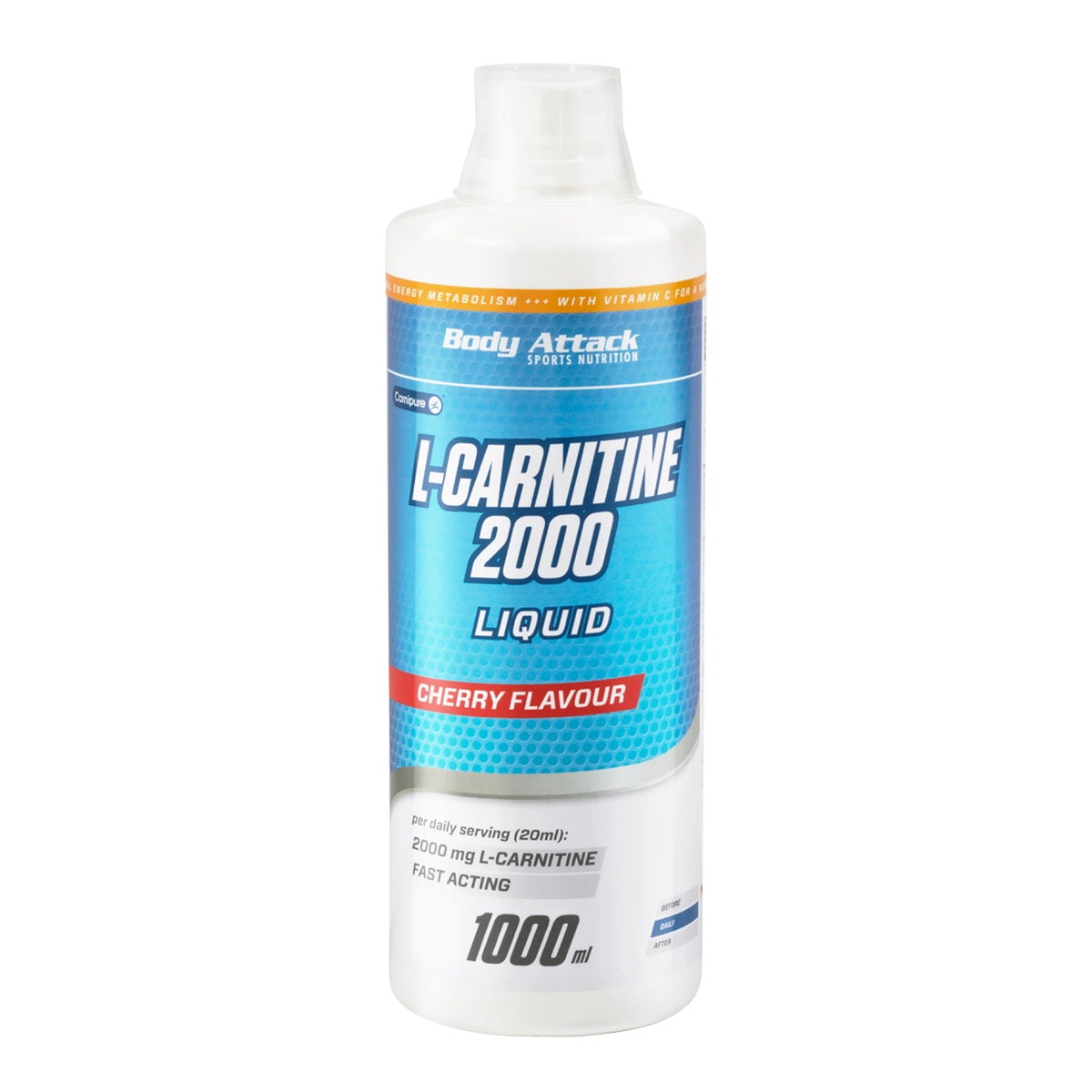 Eine Flasche L-Carnitine Liquid 2000