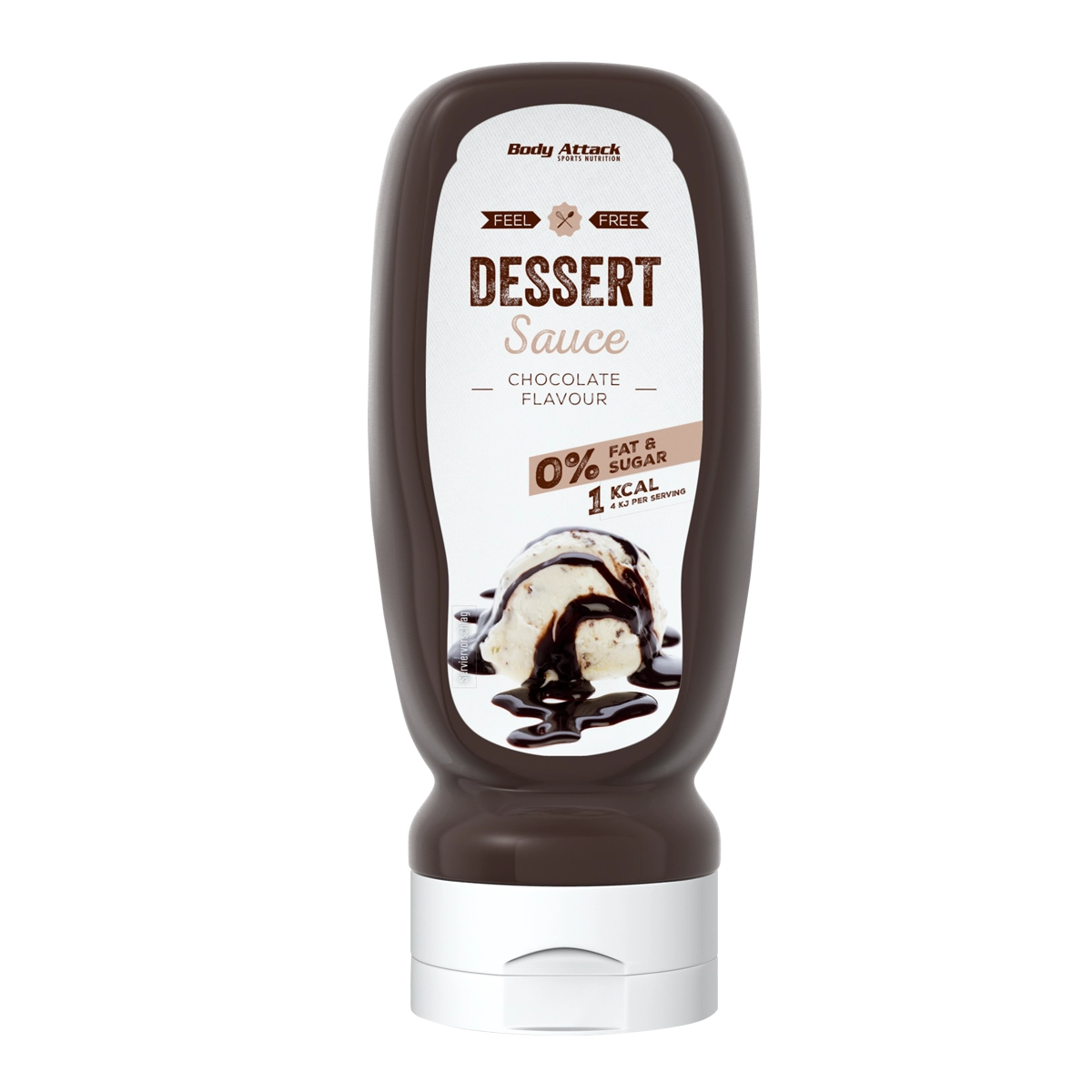 Eine Dessert Sauce Chocolate Flavor