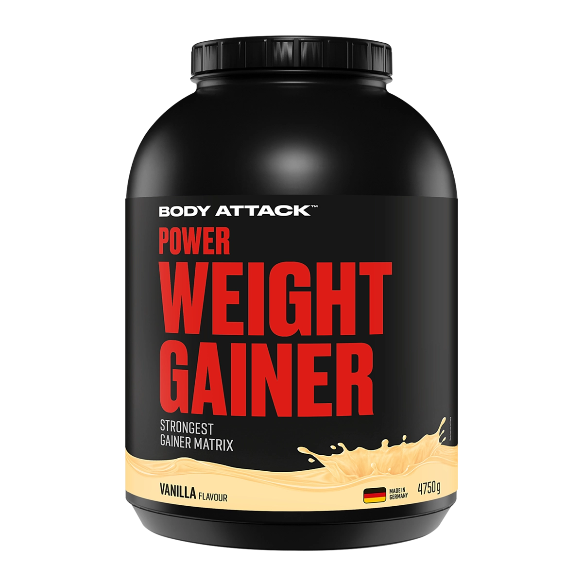 Eine Dose Power Weight Gainer Vanilla