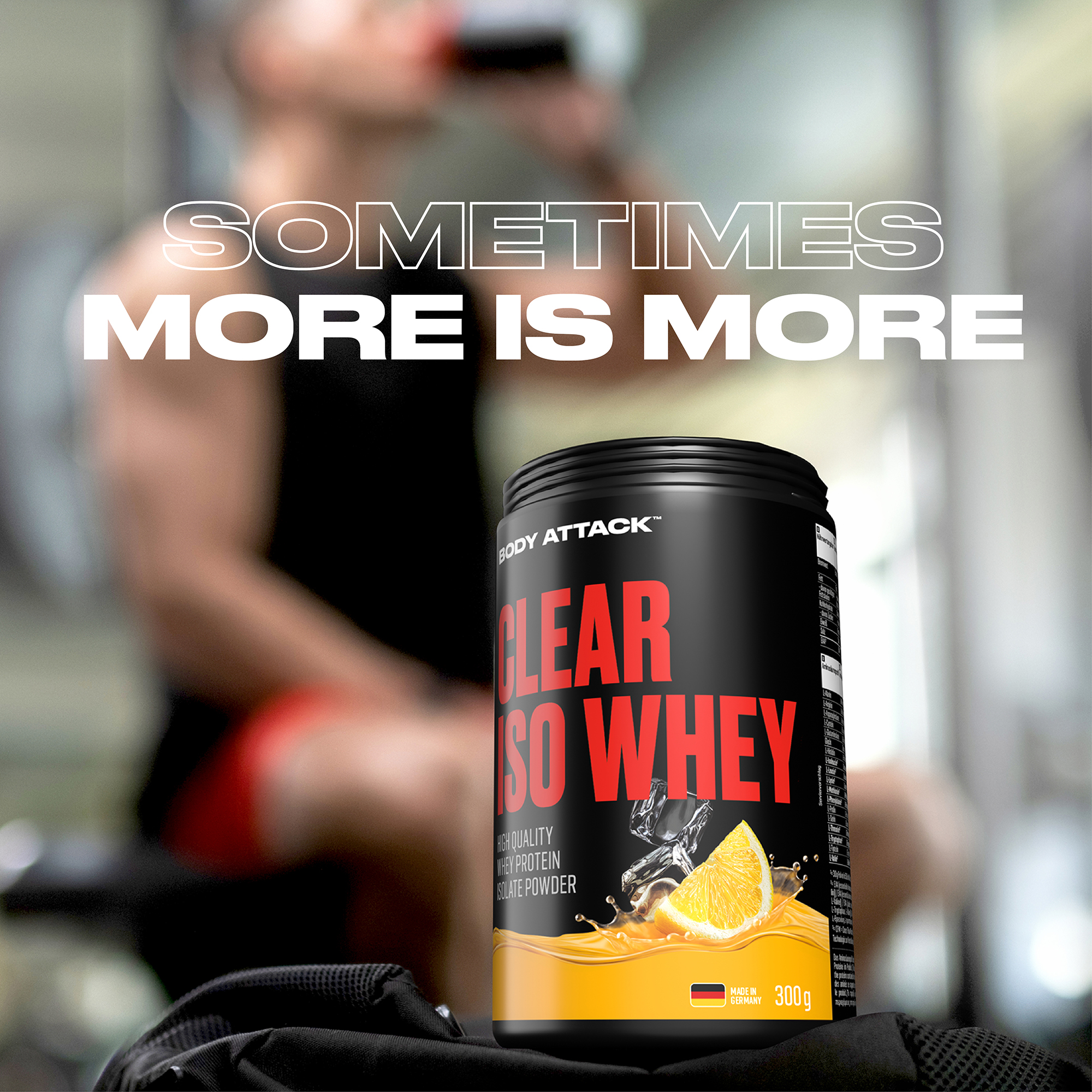 Clear Iso Whey Banner