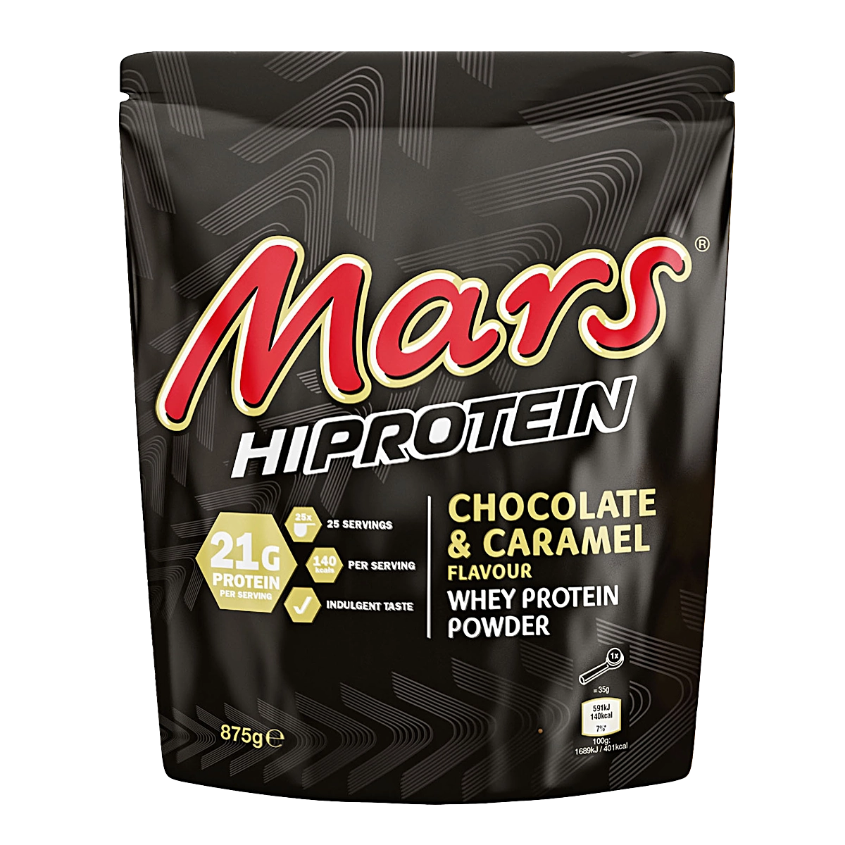 Eine Packung Mars HI Protein