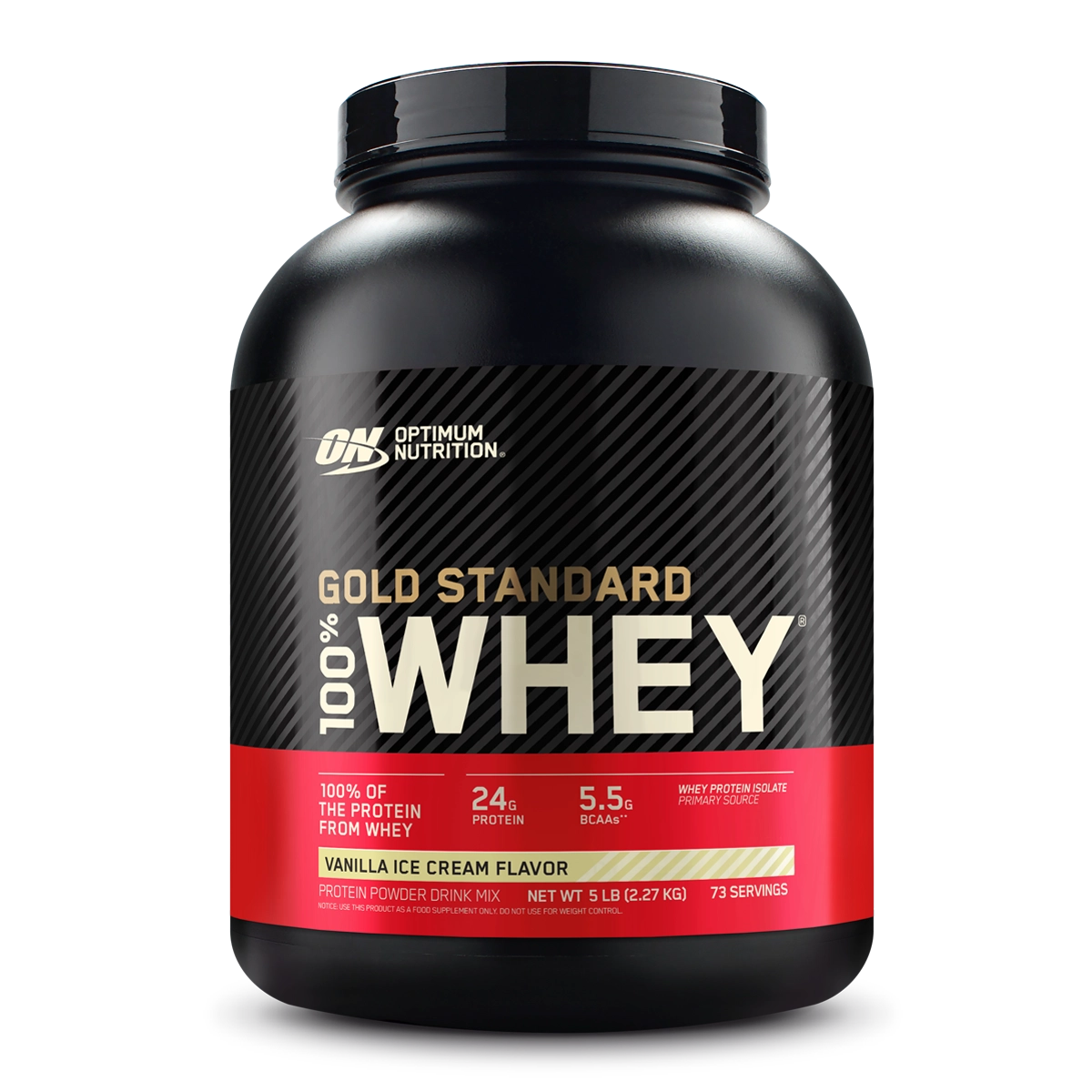 Eine Dose Gold Standard 100% Whey