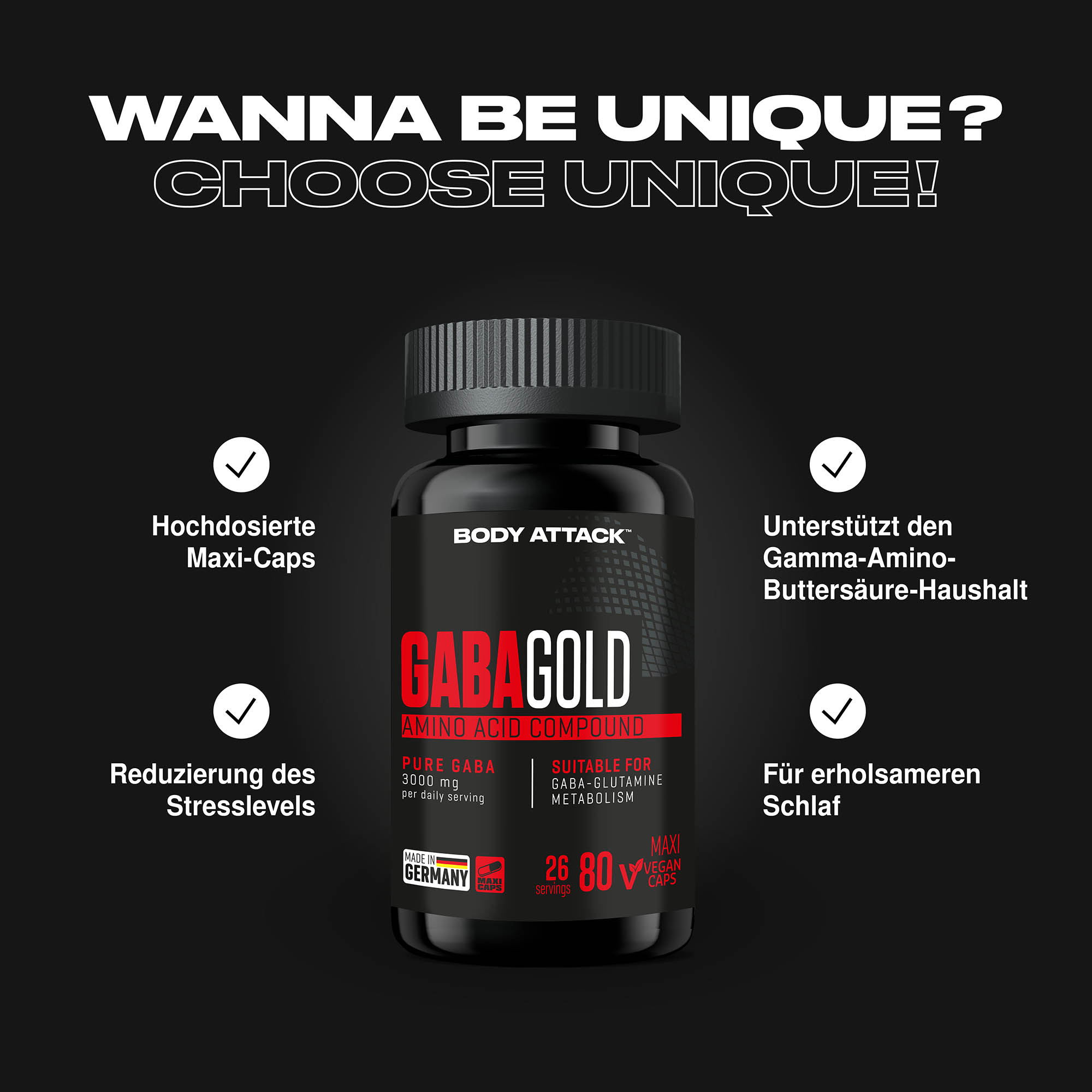 Gaba Gold Informationsbanner