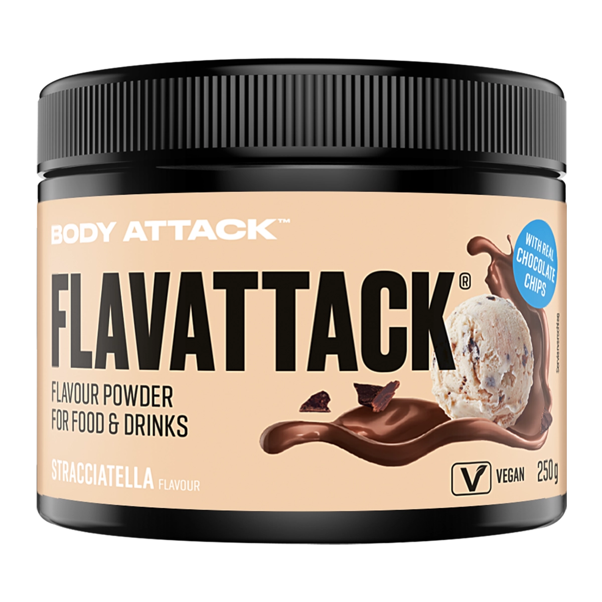 Eine Dose Flav Attack Stracciatella 250g