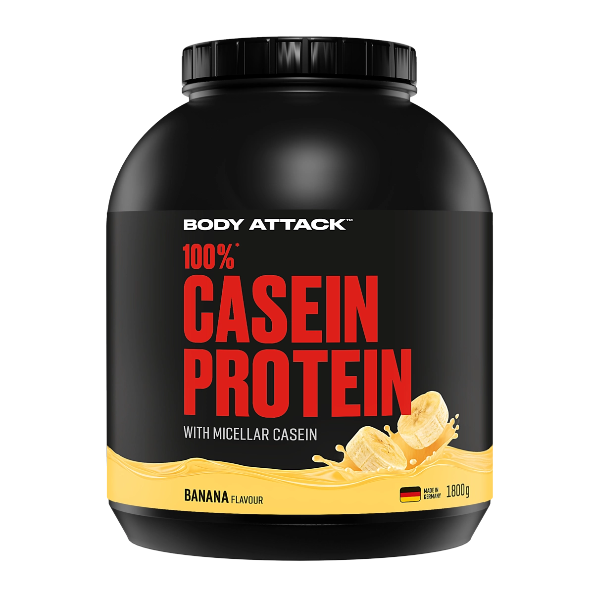 Eine Dose 100% Casein Protein Banana