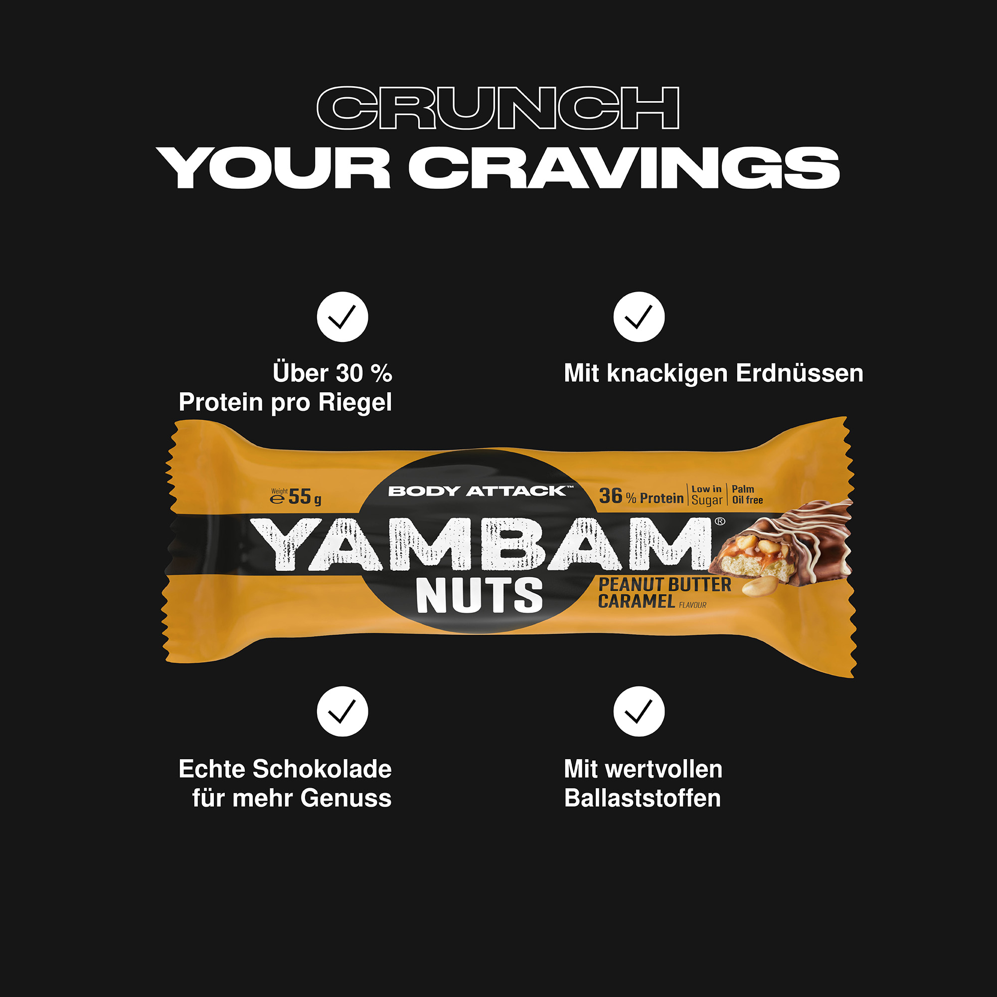 Yambam Nuts Informationsbanner