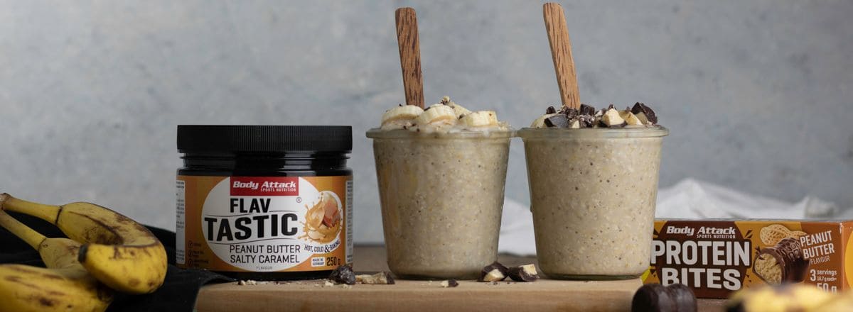 Joghurt-Shake mit Protein Bites & Flav Tastic