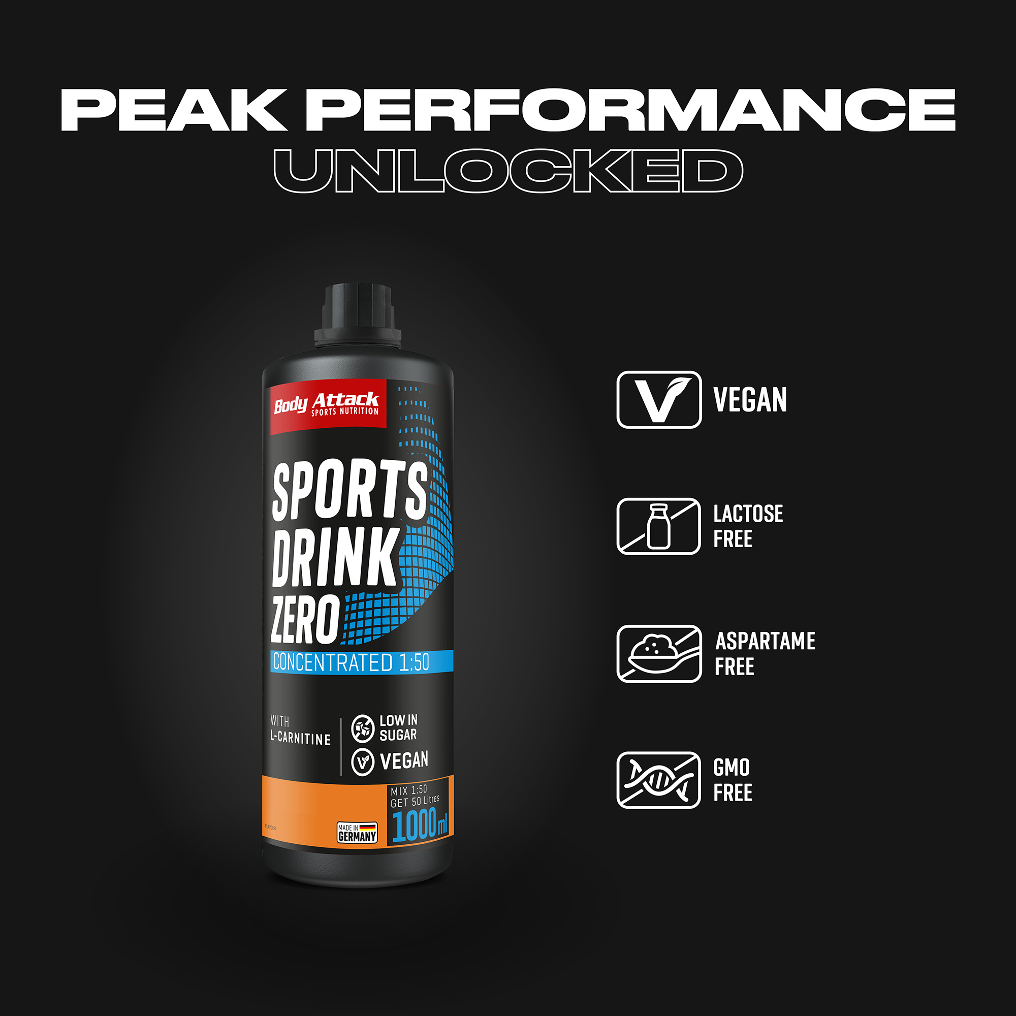 Sports Drink Informationsbanner