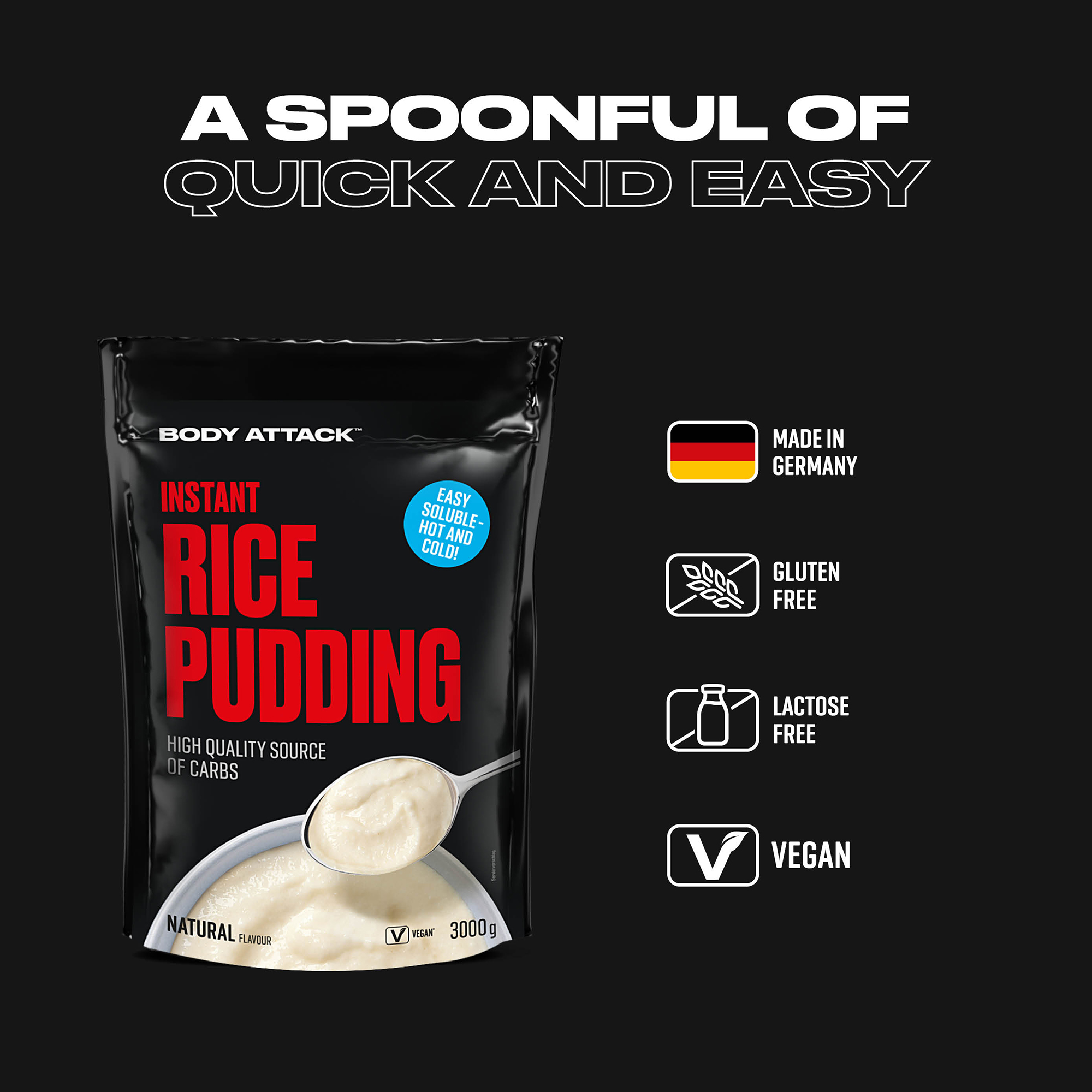 Instant Rice Pudding Informationsbanner