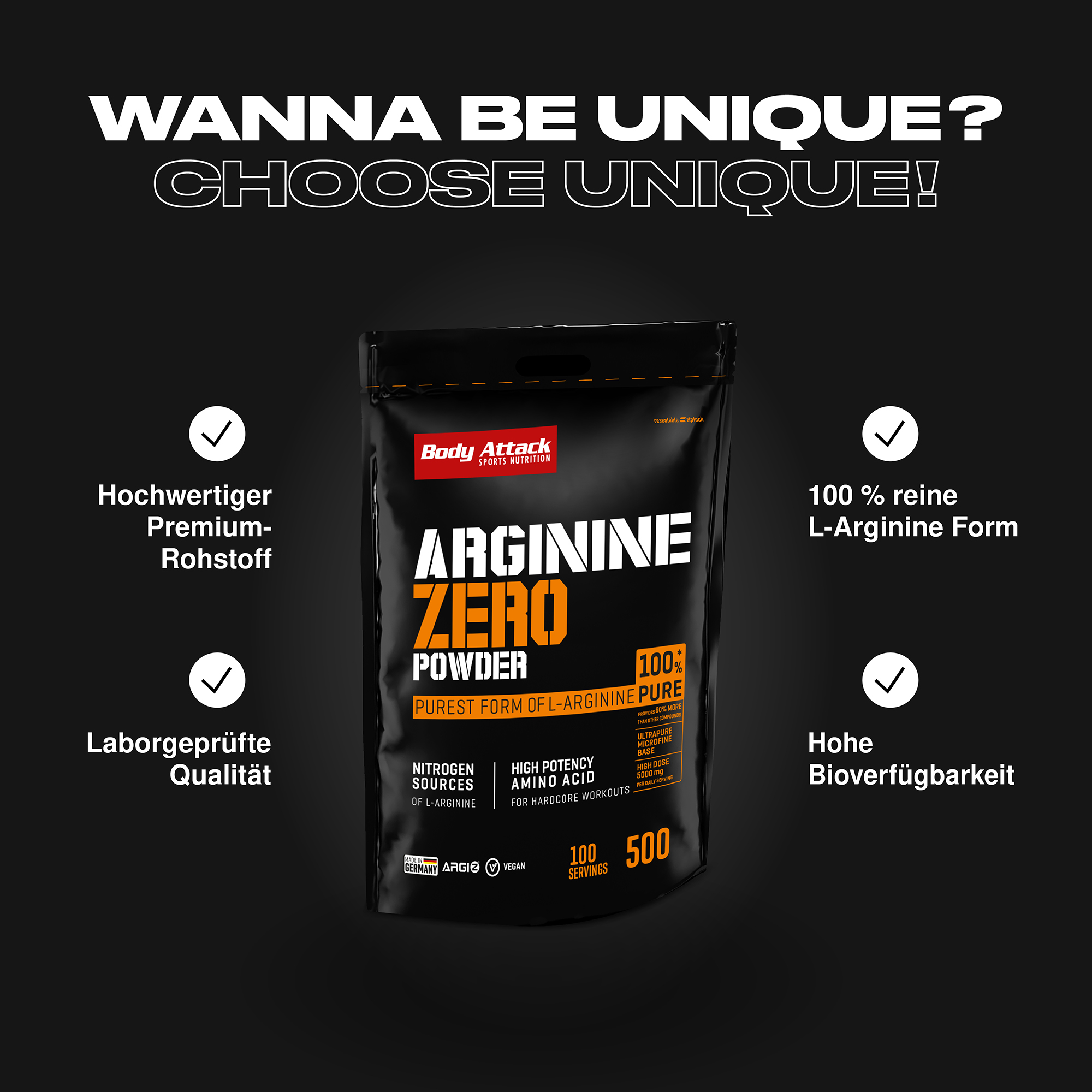 Arginine Zero Powder Banner