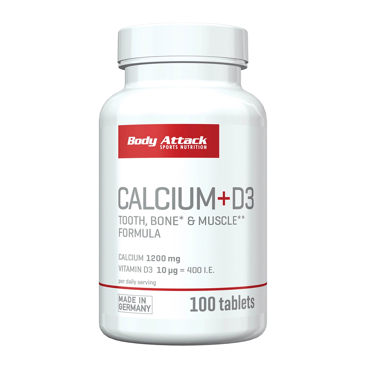 Eine Dose Calcium + D3 100 Tablets