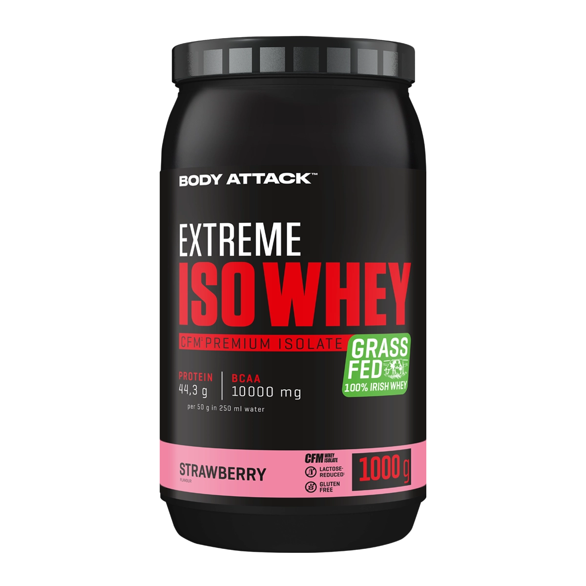 Eine Dose Extreme Iso Whey Strawberry  1000g
