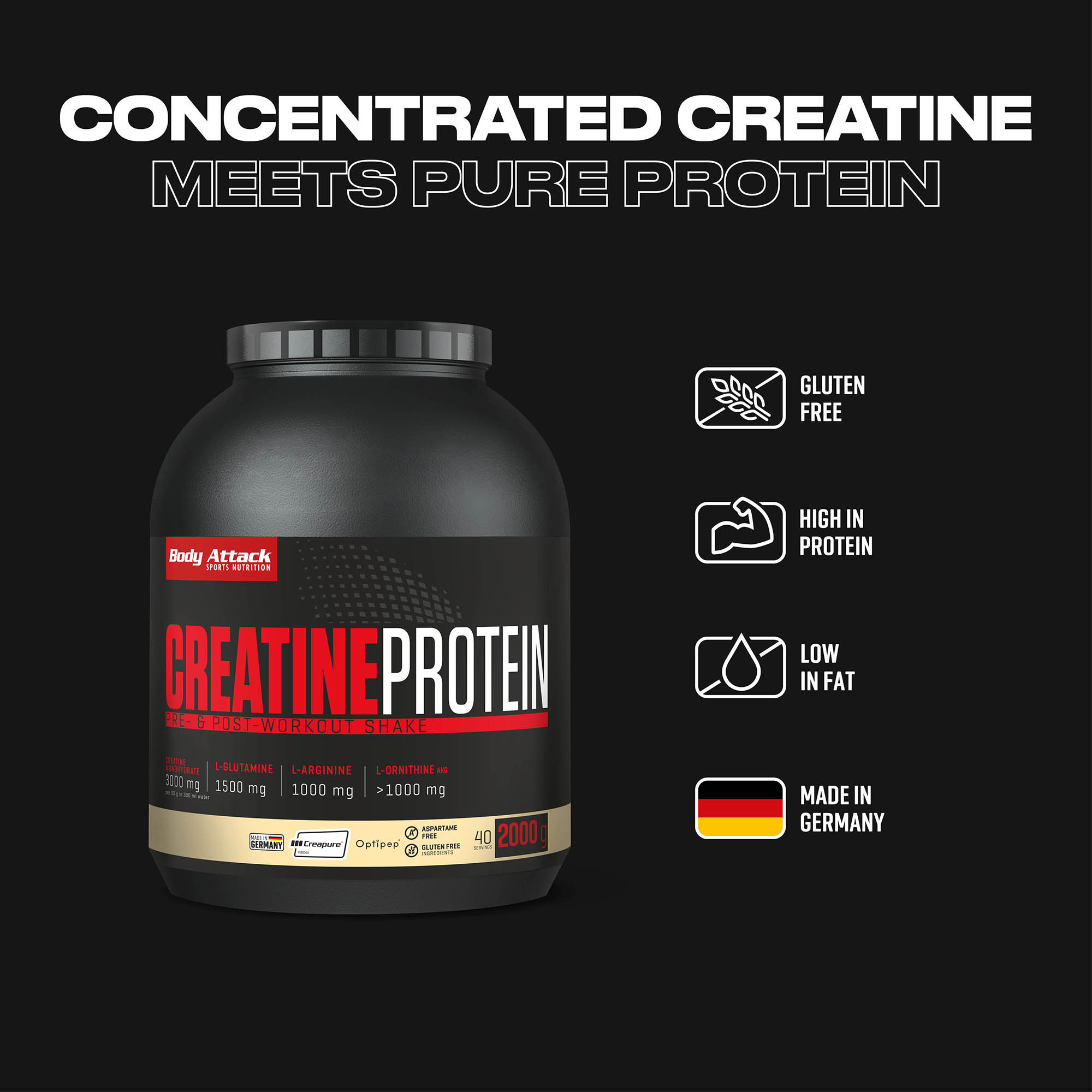 Creatine Protein Informationsbanner