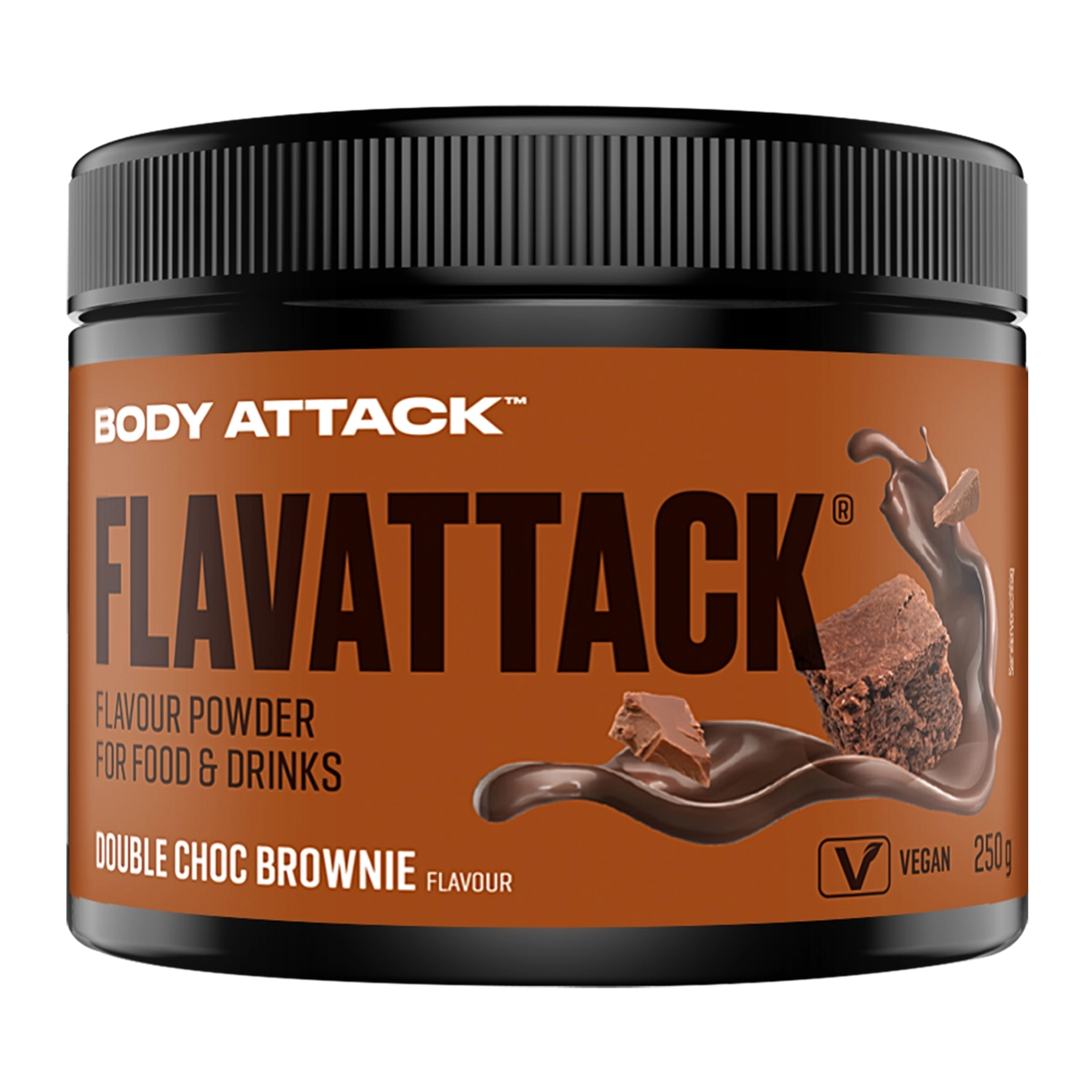 Eine Dose Flav Attack Double Choc Brownie 250g