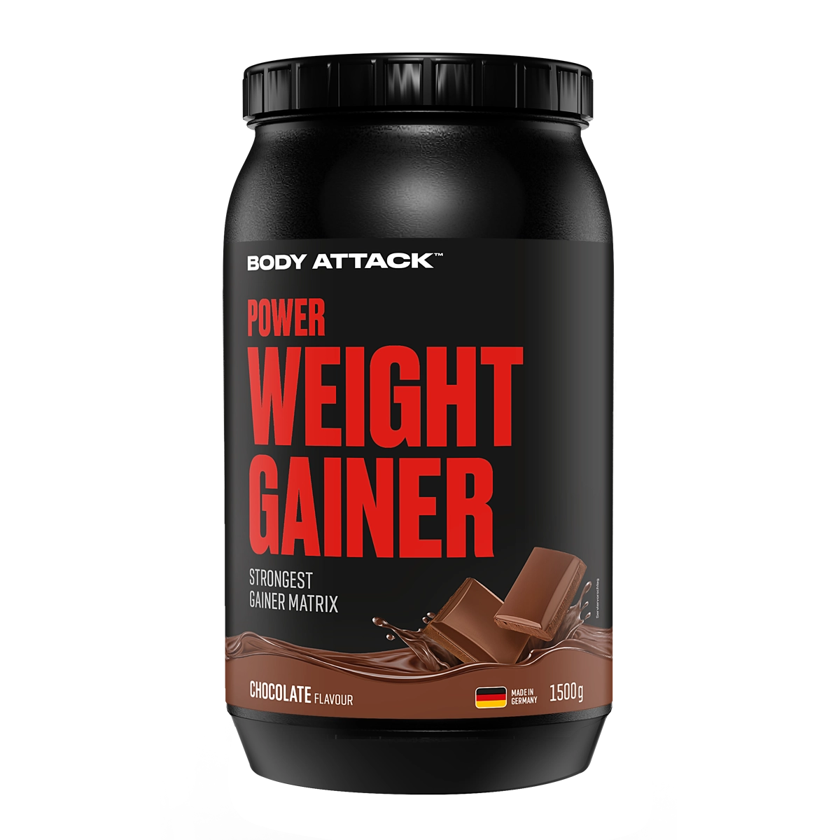 Eine Dose Power Weight Gainer Chocolate