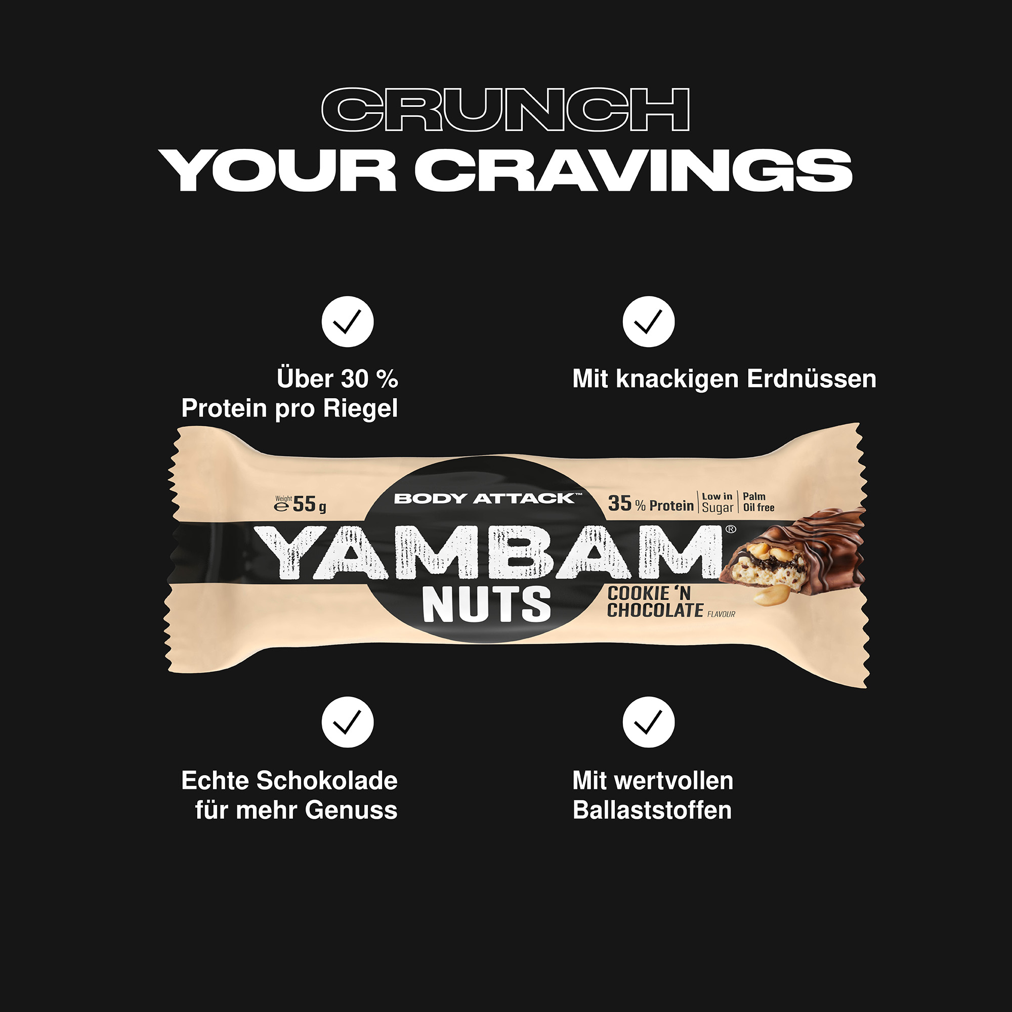 Yambam Nuts Informationsbanner