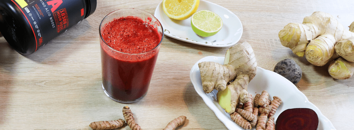 Ingwer Zitronen Shake