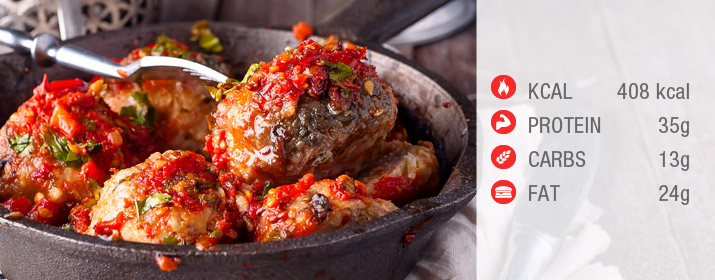 Meatballs mit Nährwertangabe