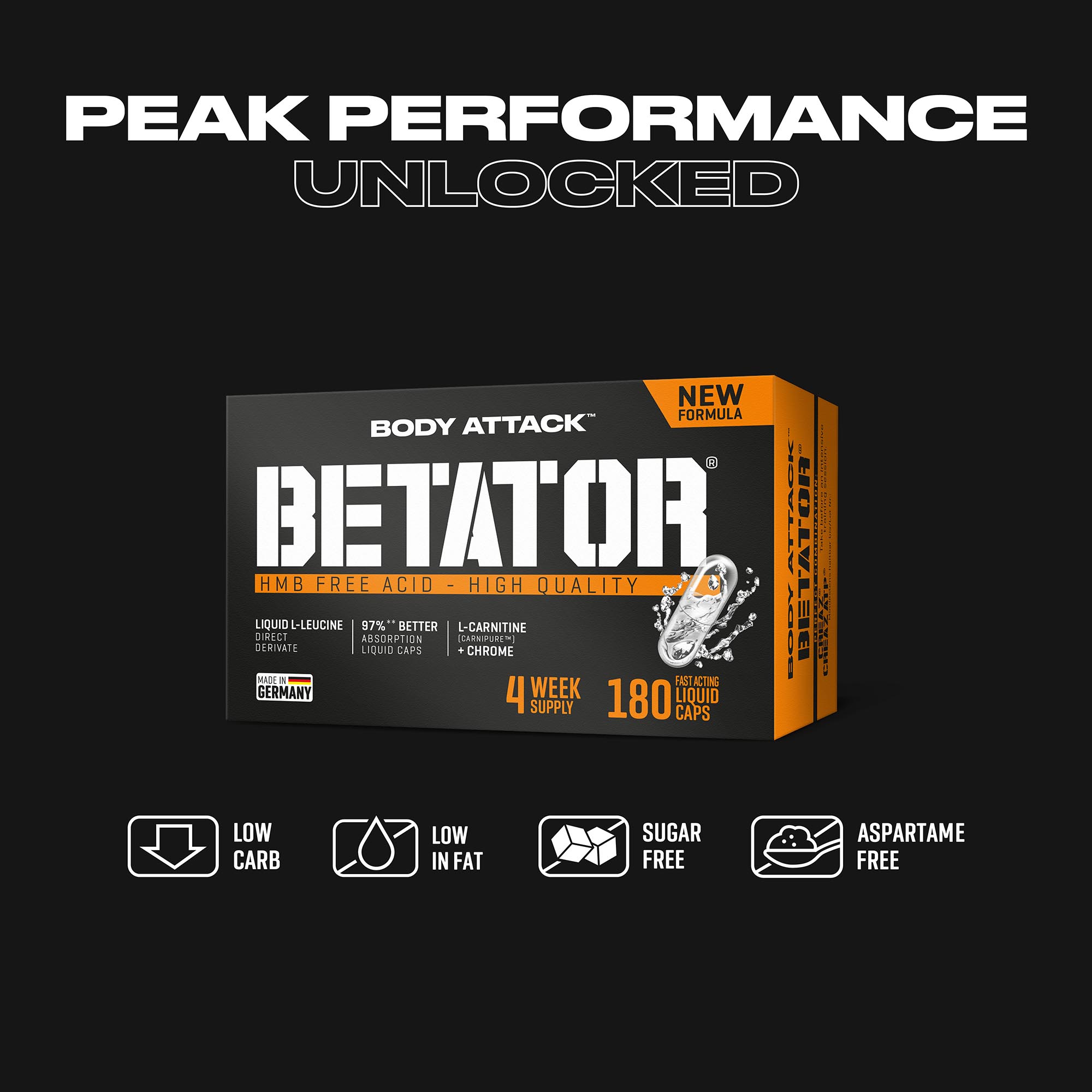 Body Attack Betator Informationsbanner