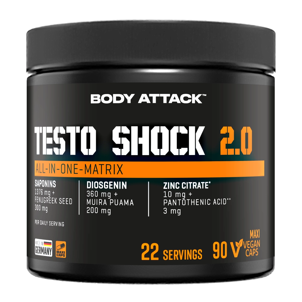 Eine Dose Testo Shock 2.0