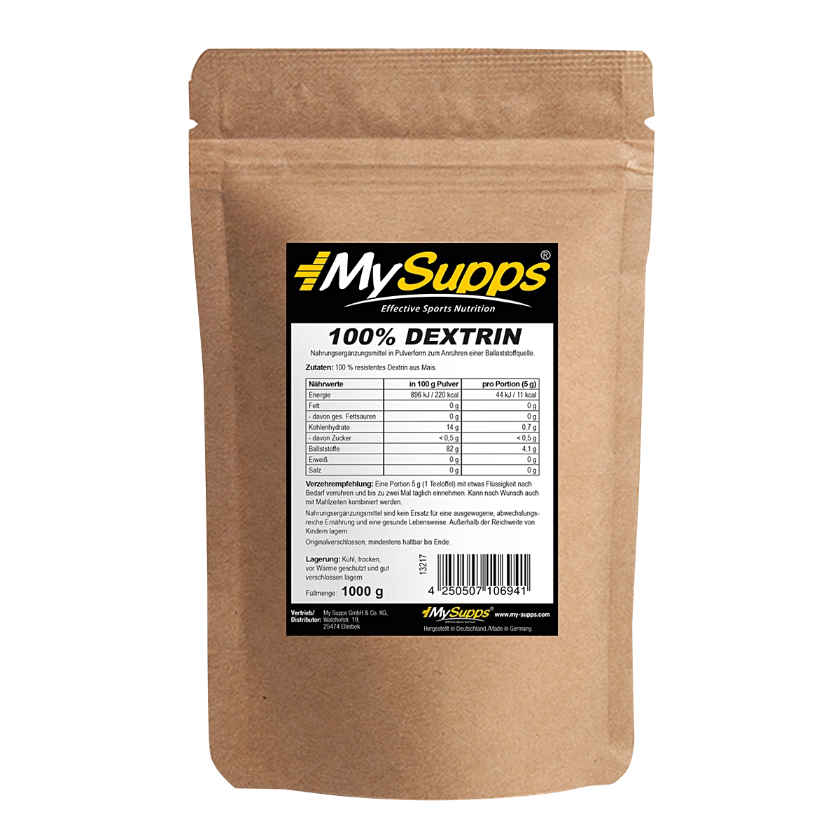 Eine Packung MySupps Instant Collagen Pulver