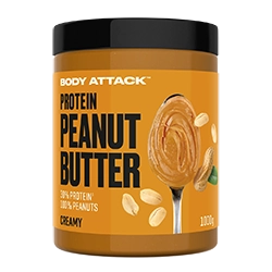 Eine Dose Protein Peanut Butter Creamy