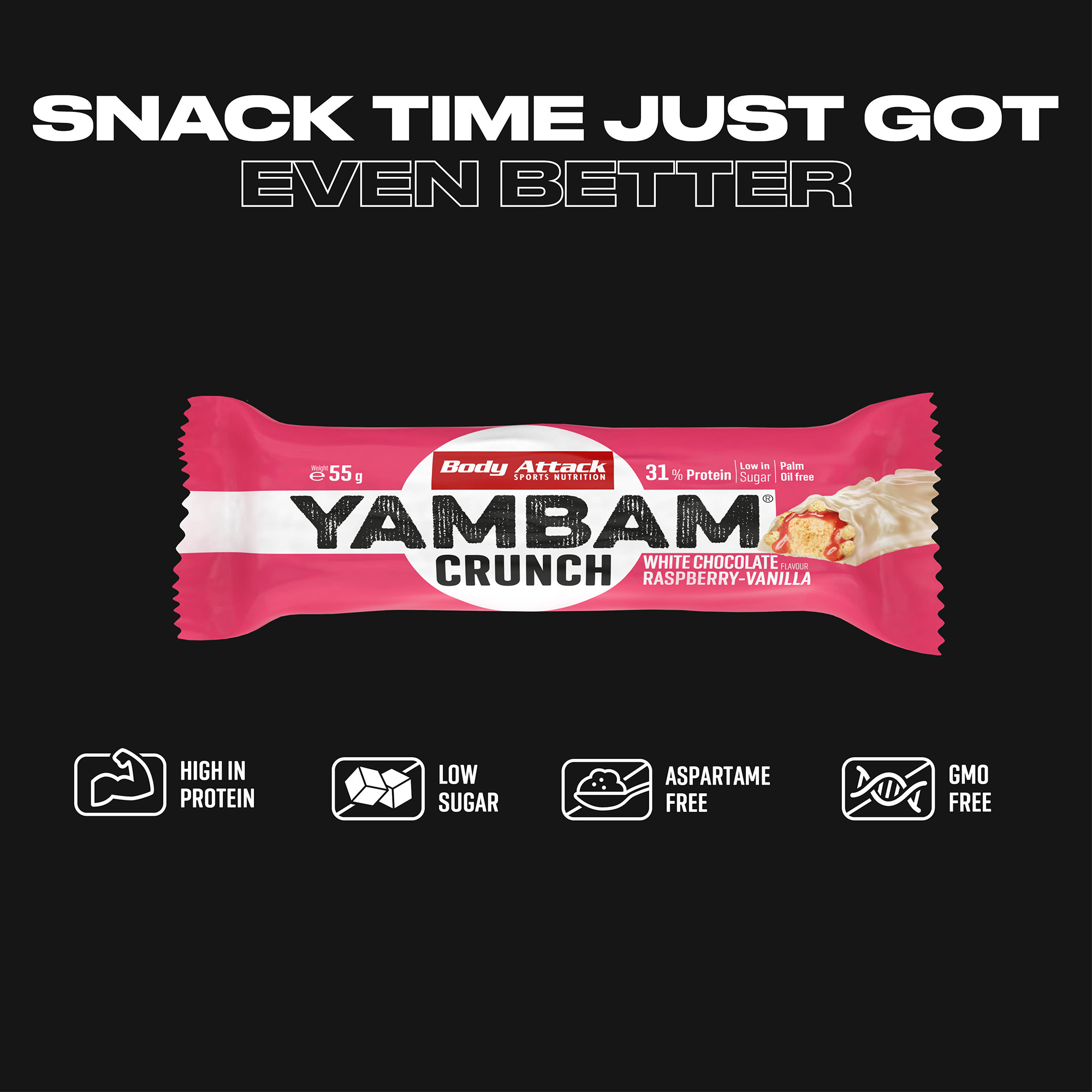 Yambam Crunch Informationsbanner
