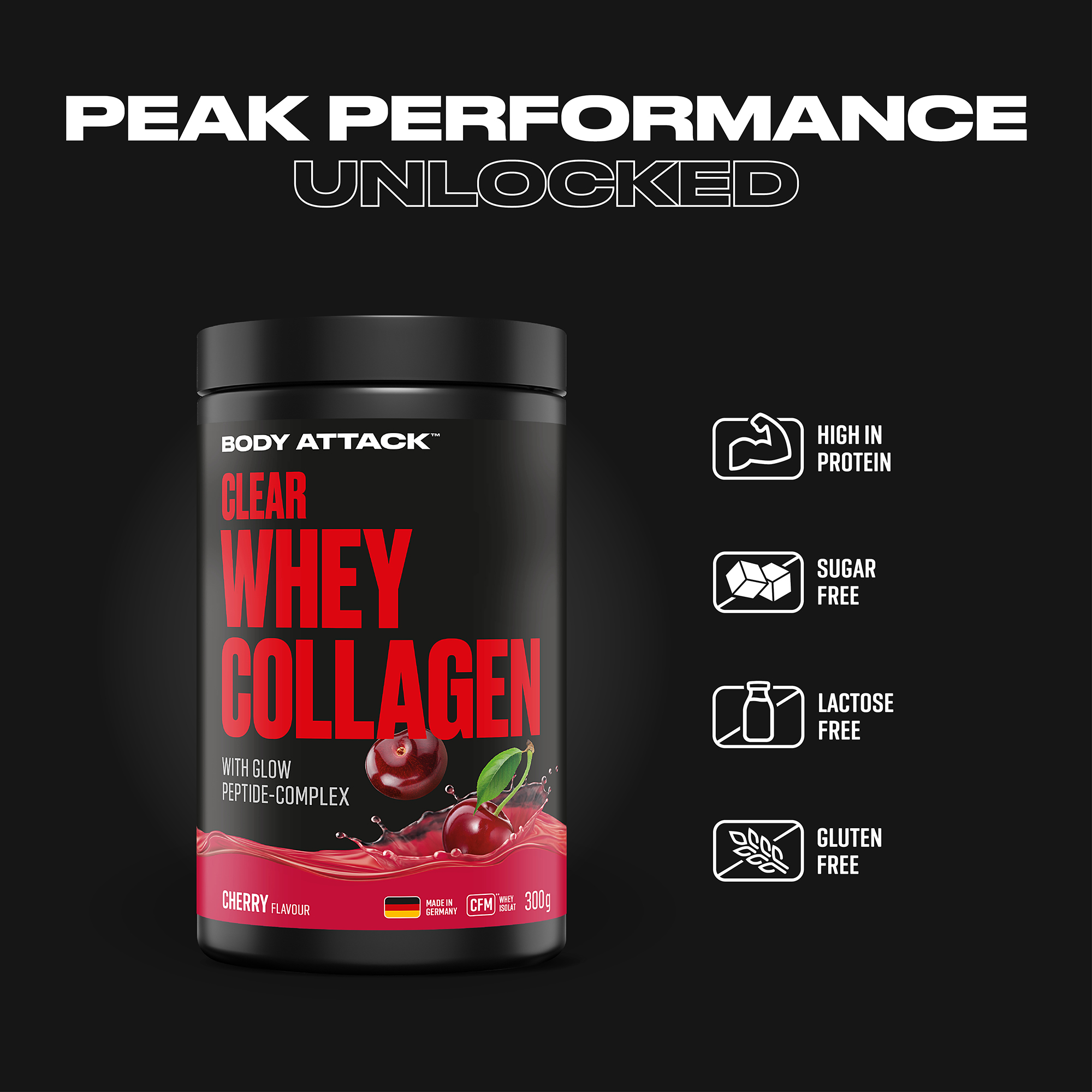 Clear Whey Collagen Informationsbanner