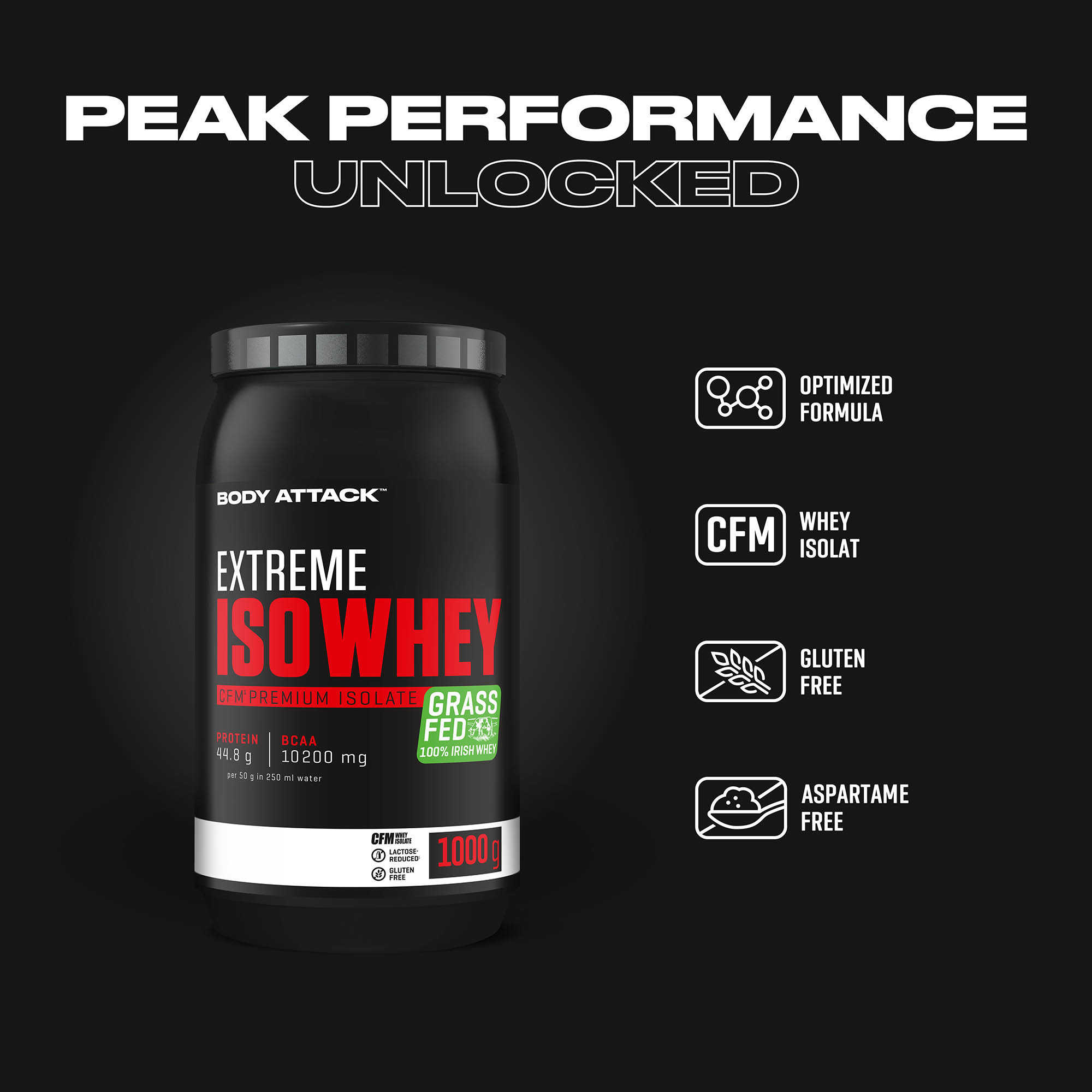 Extreme Iso Whey Informationsbanner