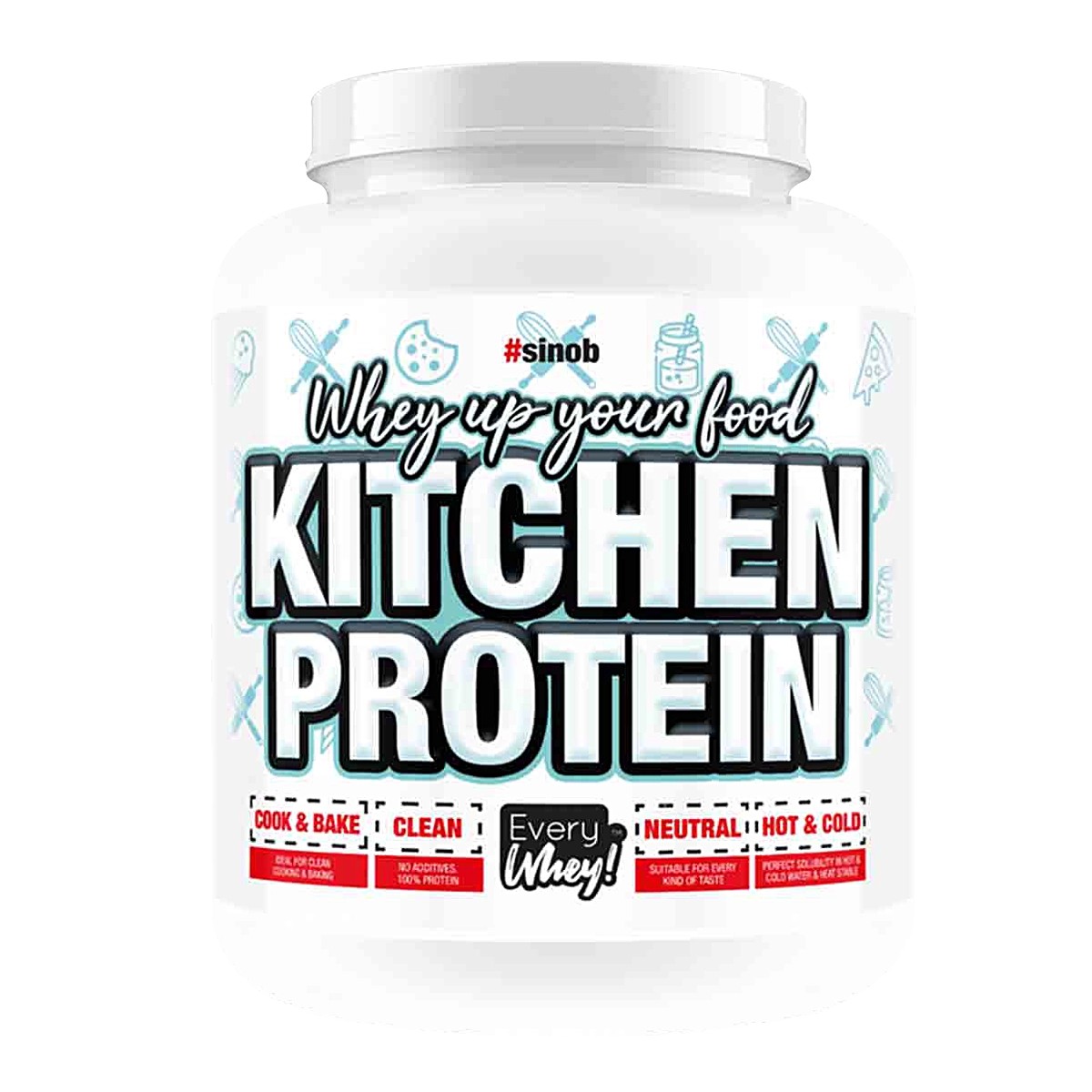 Eine Dose Whey up your food Kitchen Protein