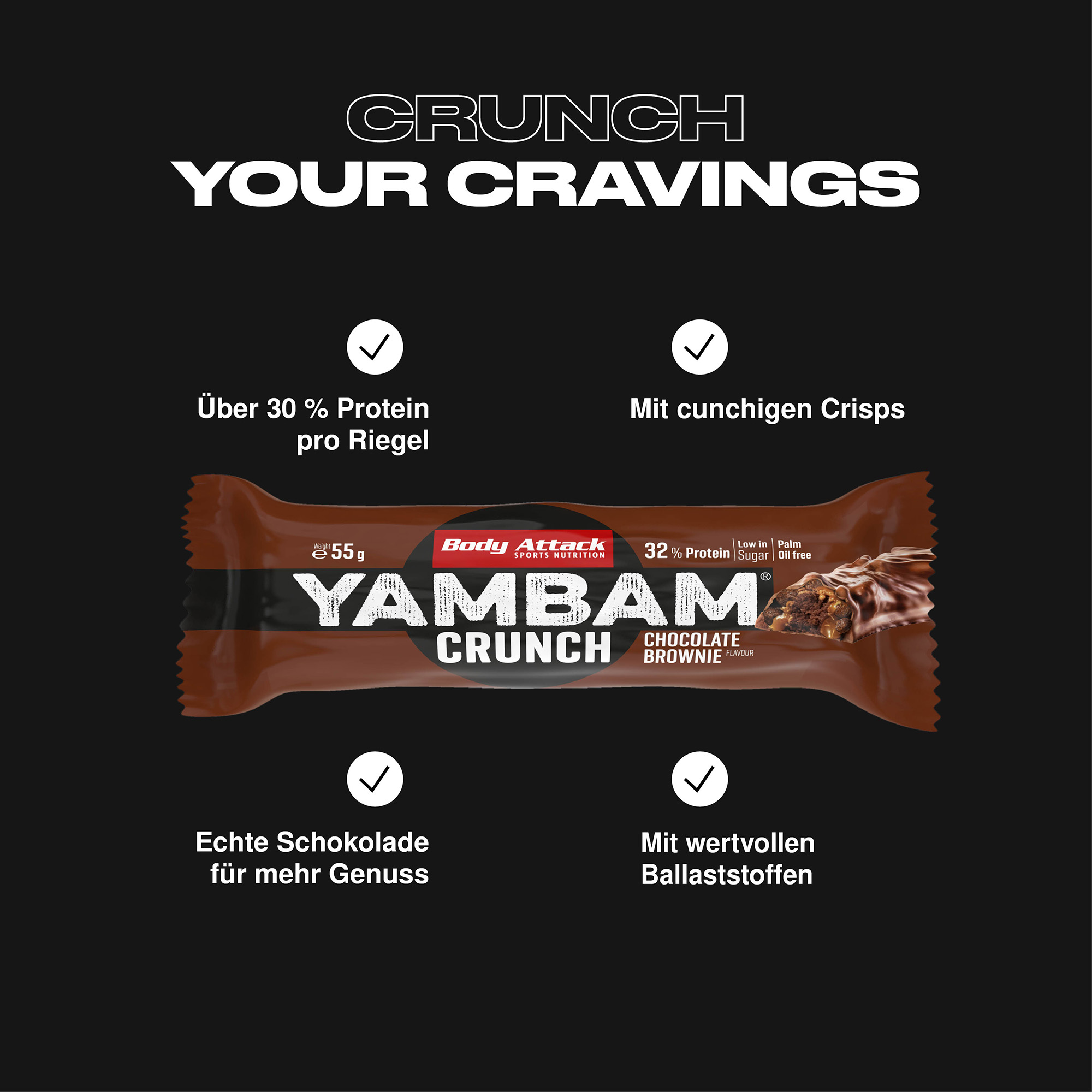 Yambam Crunch Informationsbanner