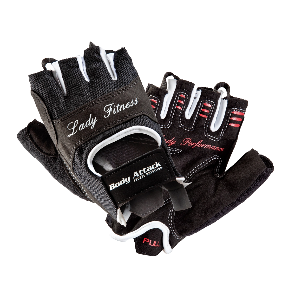 Ein Paar Trainingshandschuhe Lady Fitness