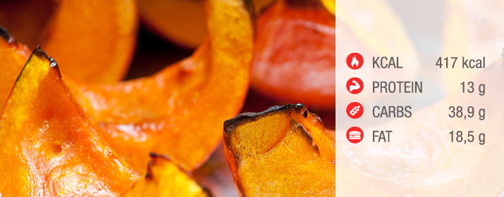 Roasted Butternut mit Nährwertangaben