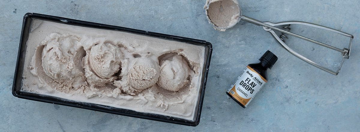 Eis Kugeln mit Flav Drops