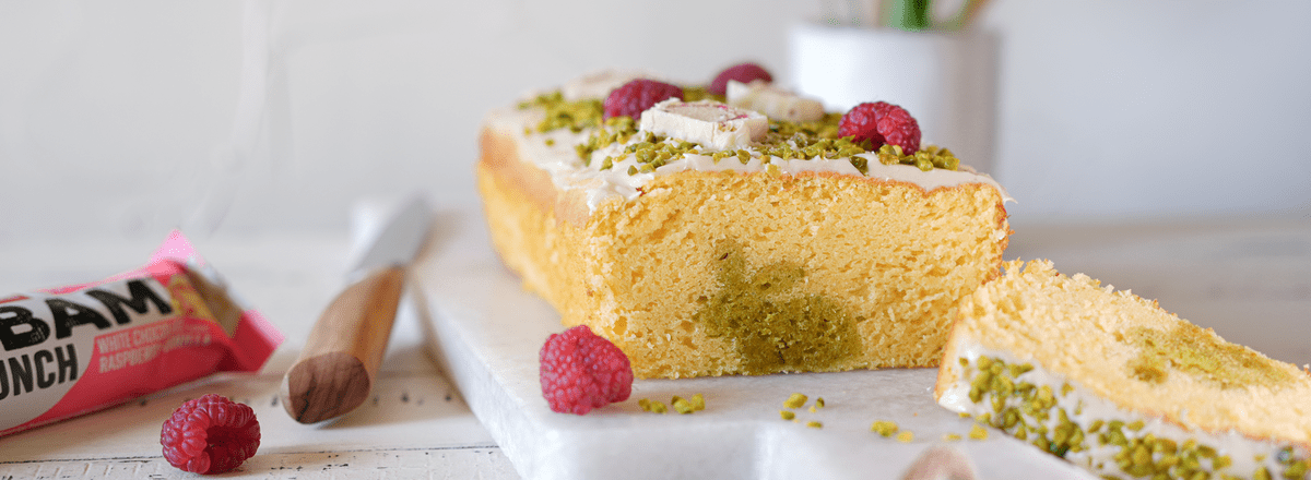 Kuchen mit Yambam Crunch