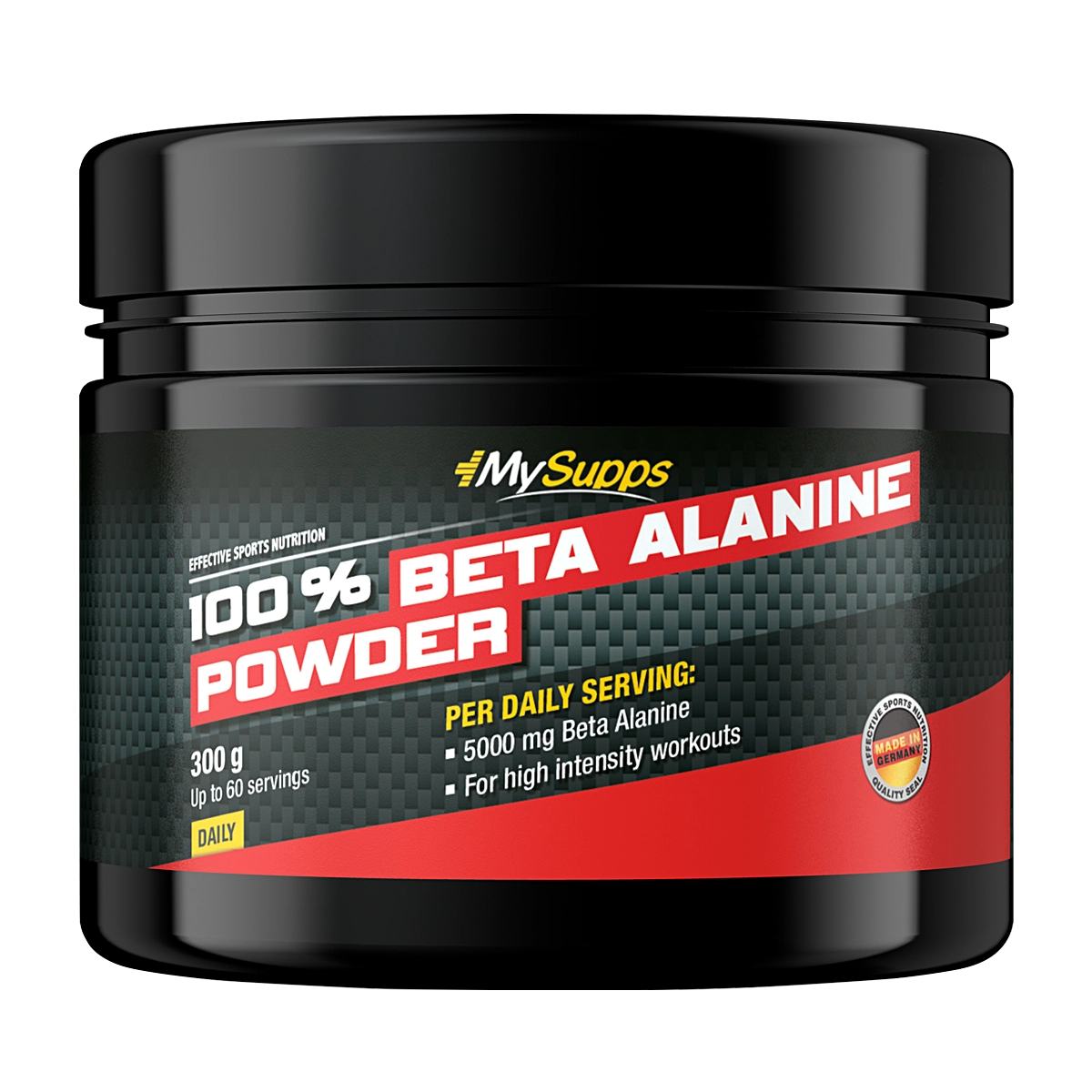 Eine Dose My Supps 100% Beta Alanine powder