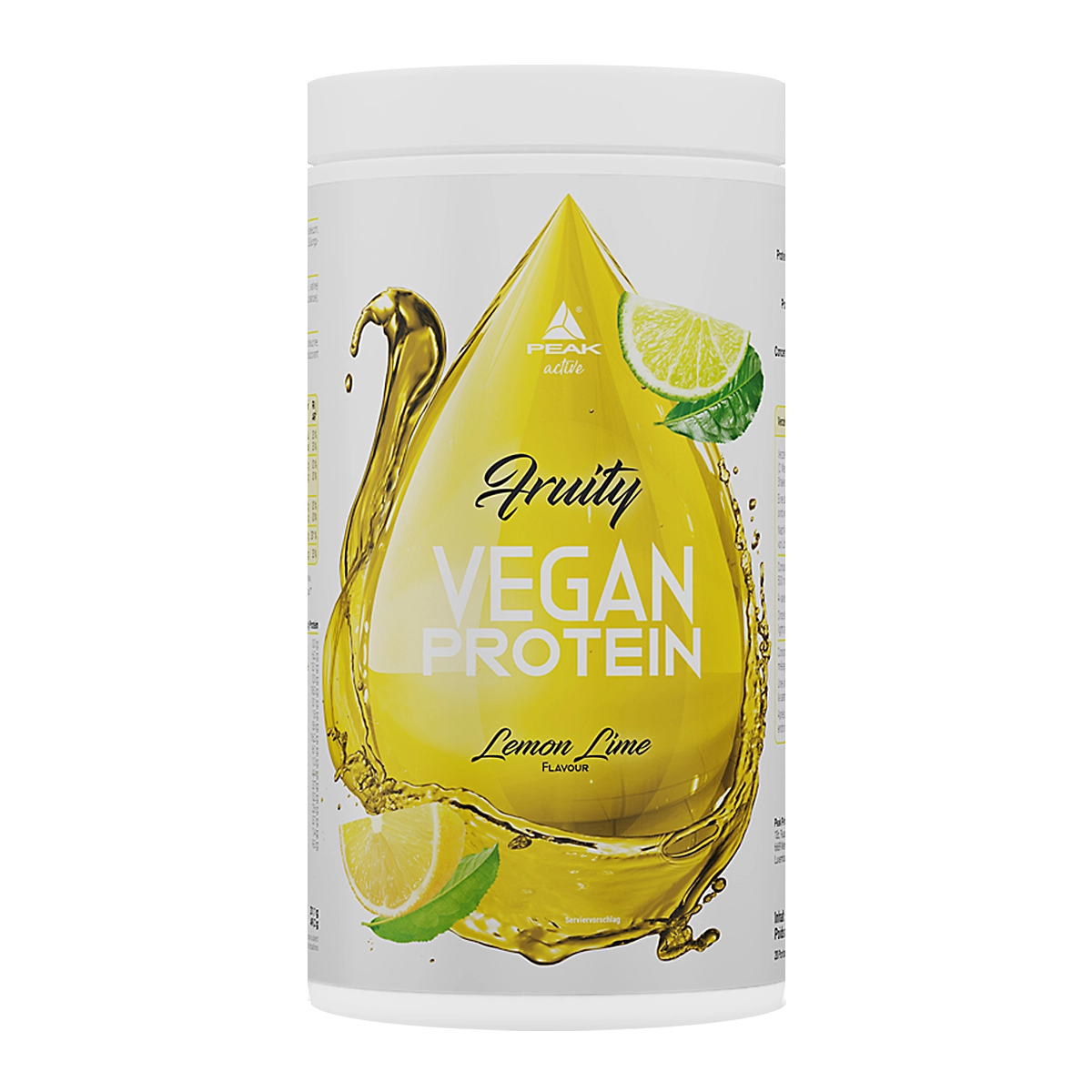 Eine Dose Fruity Vegan Protein