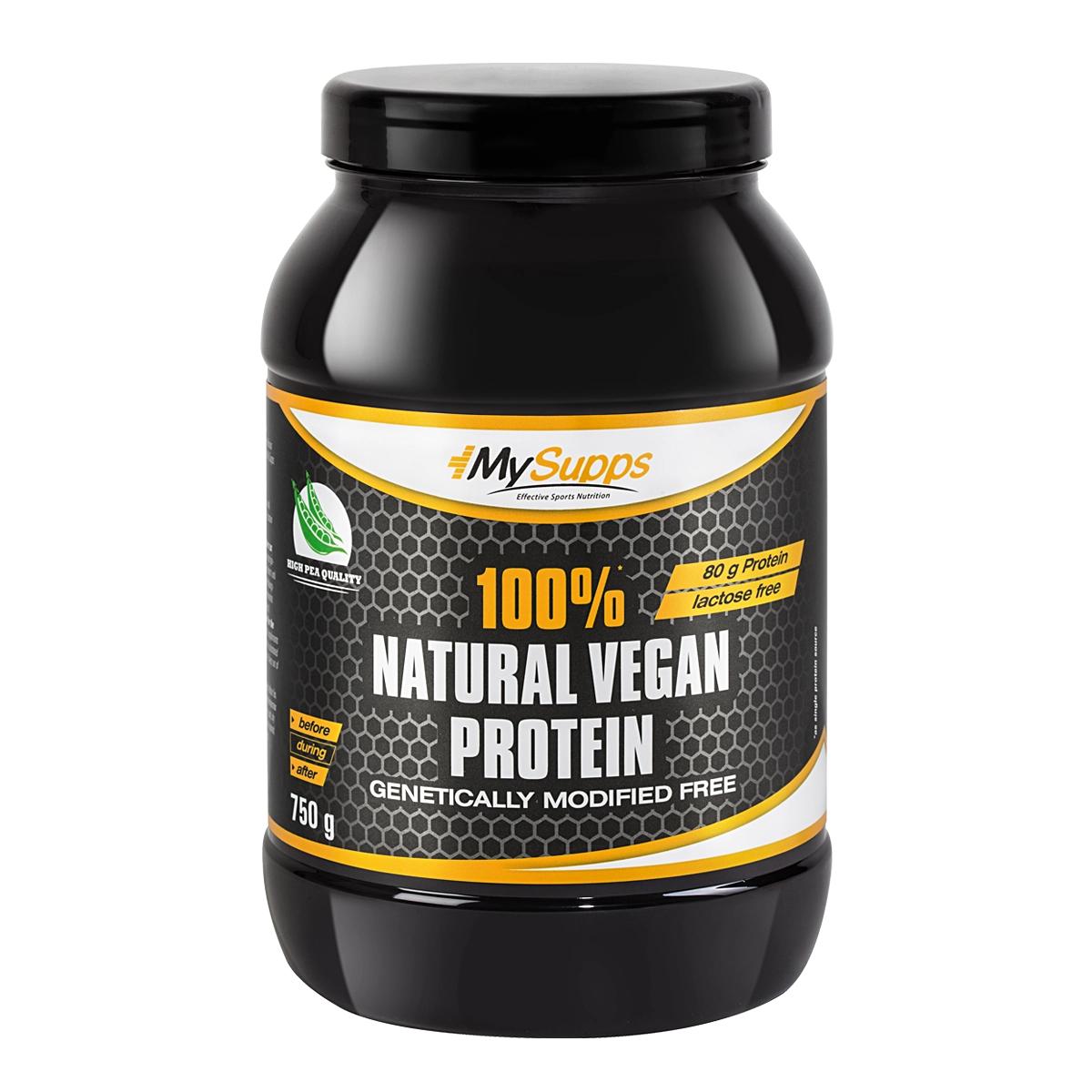 Eine Dose My Supps 100% Natural Vegan Protein