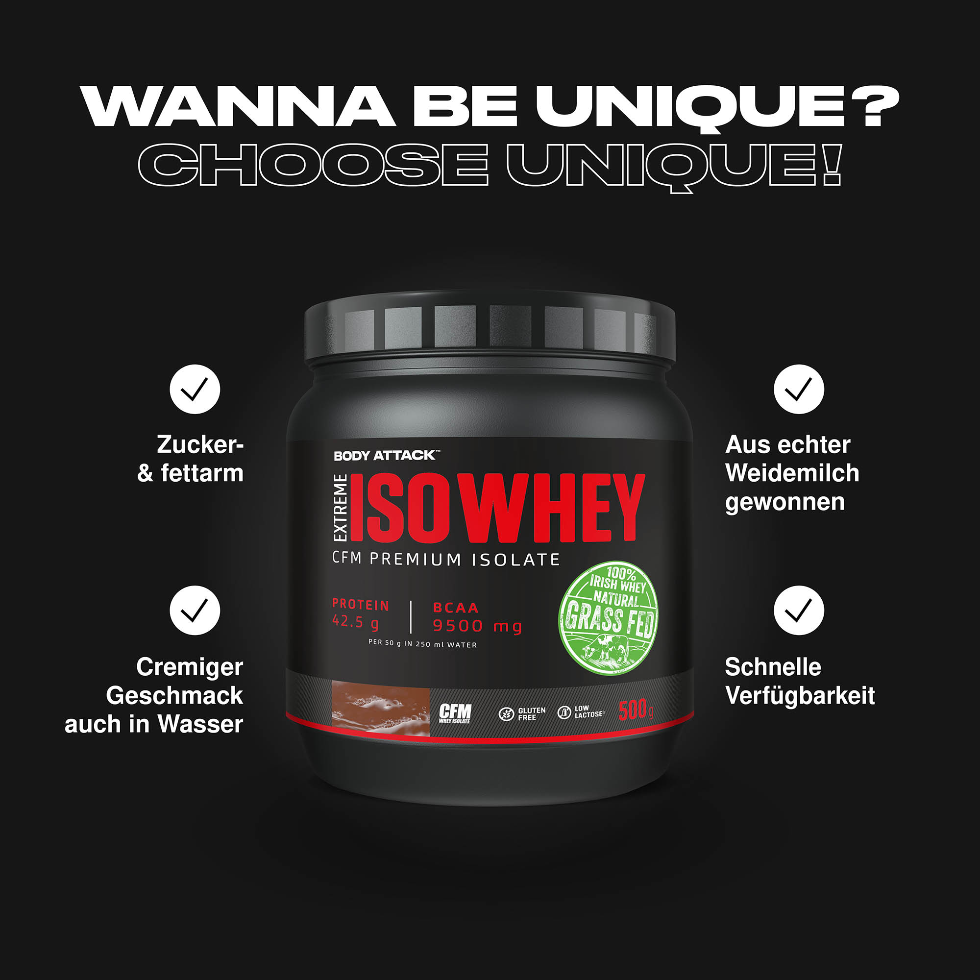 Extreme Iso Whey Informationsbanner
