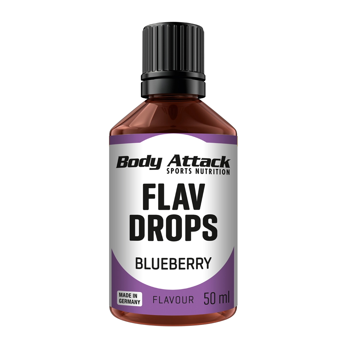 Eine Flasche Flav Drops Blueberry 50ml