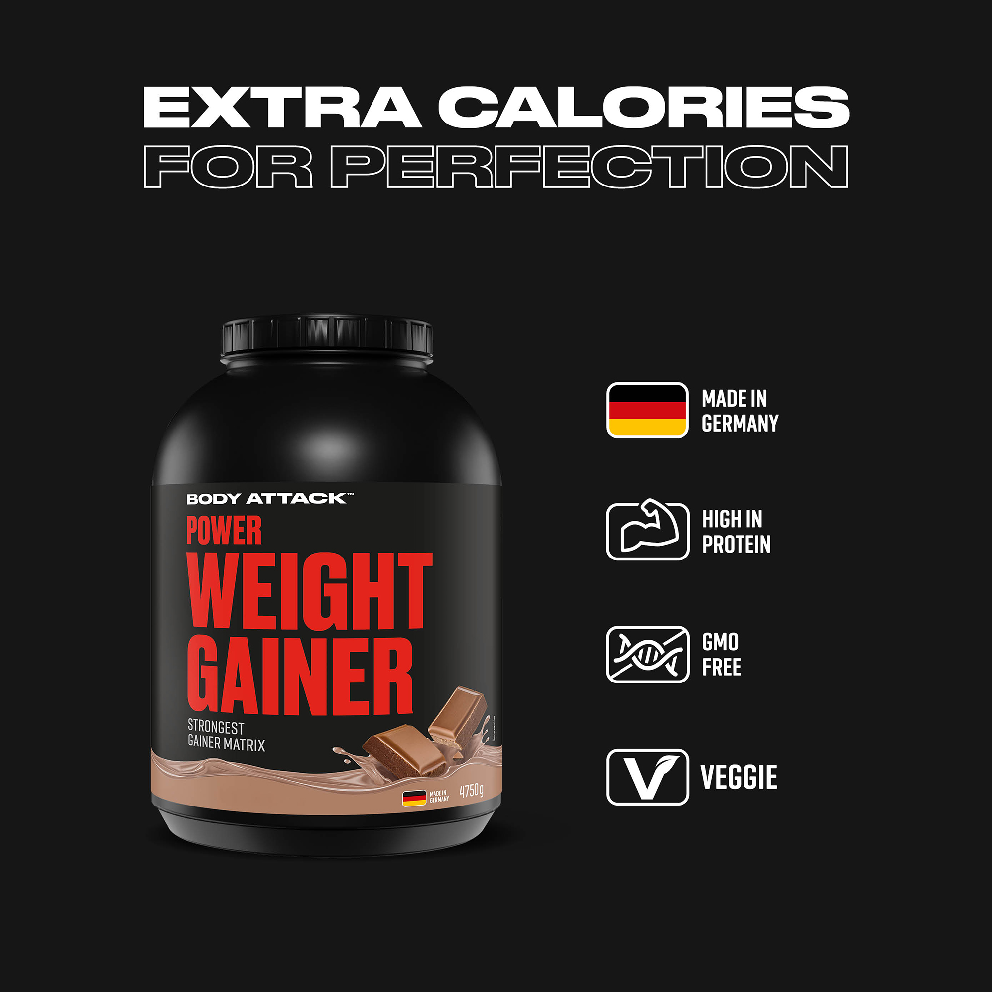 Power Weight Gainer Informationsbanner