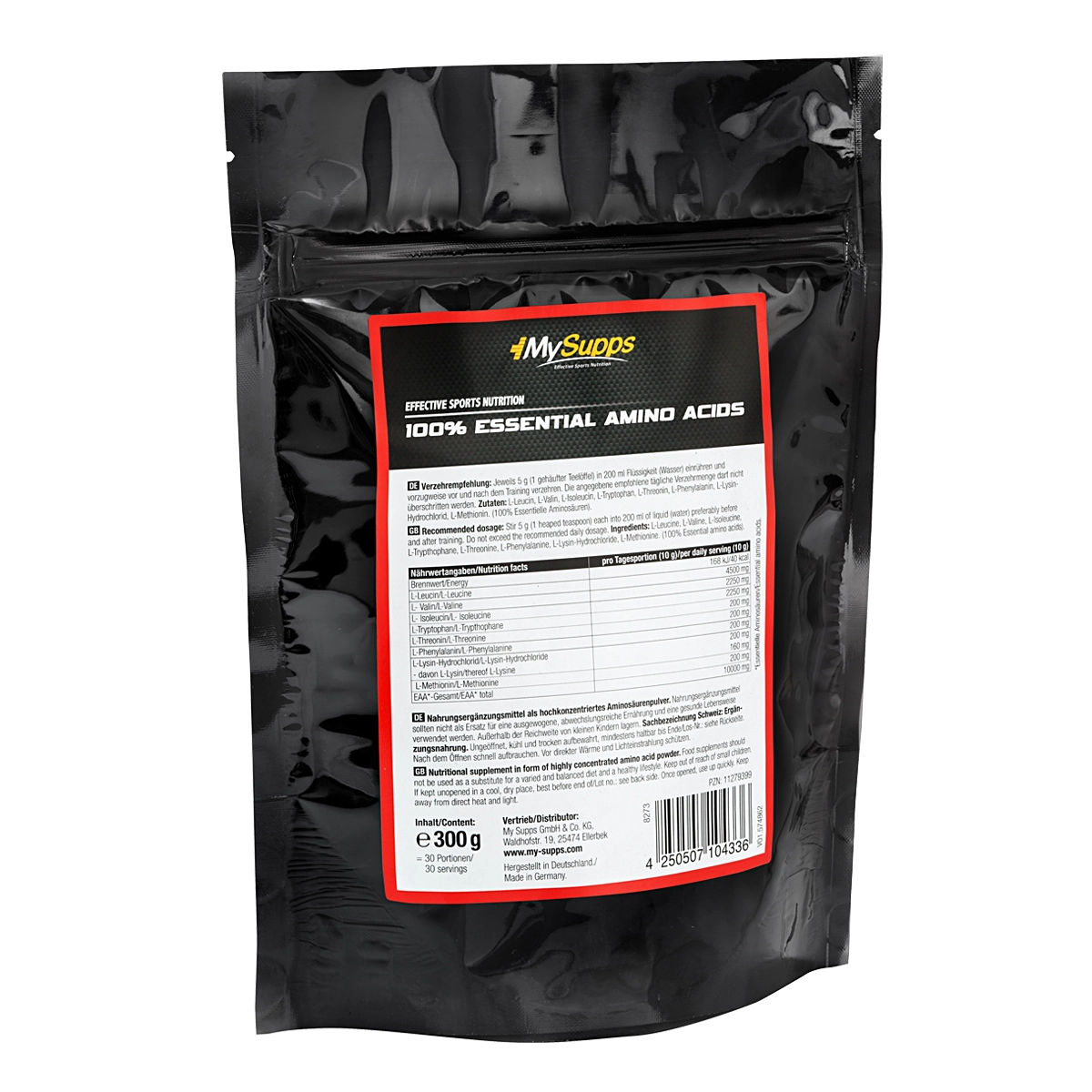 Eine Packung My Supps 100% Essential Amino Acids