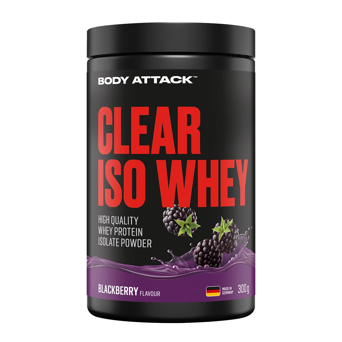Eine Dose Clear Iso Whey Blueberry