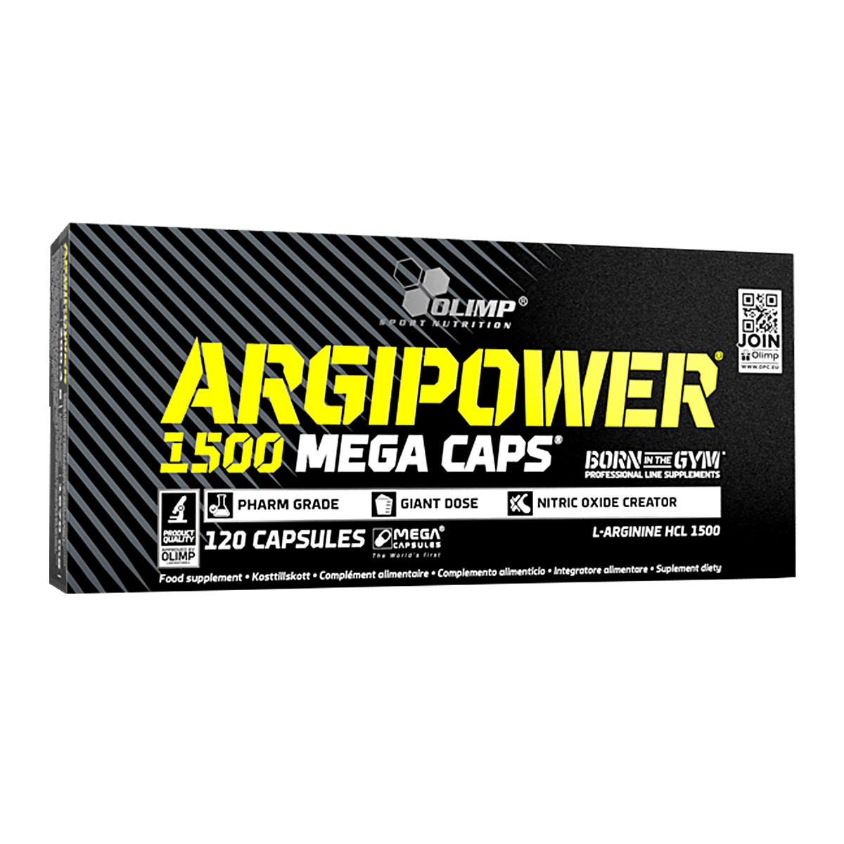 Eine Packung Olimp Argipower 1500 Mega Caps