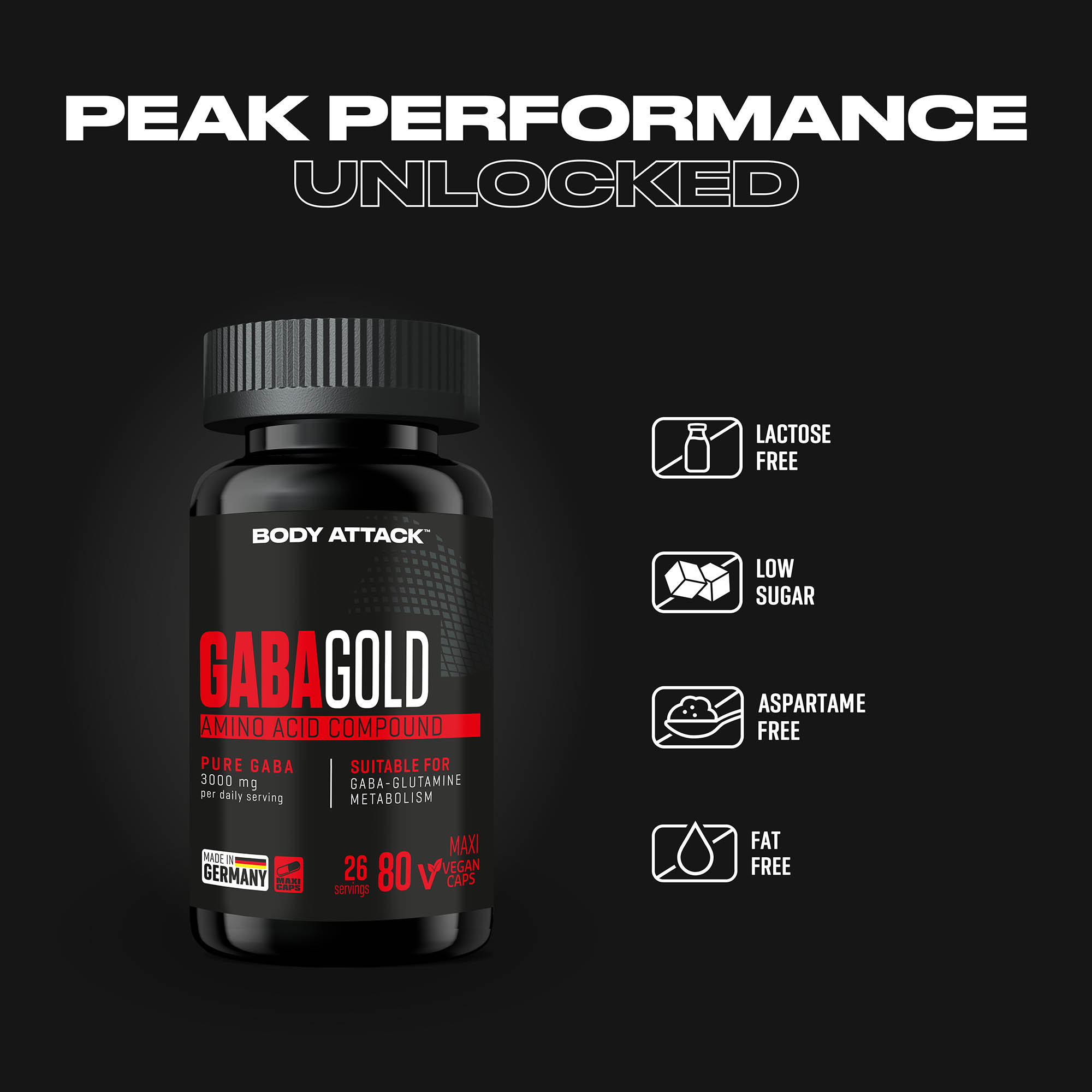 Gaba Gold Informationsbanner