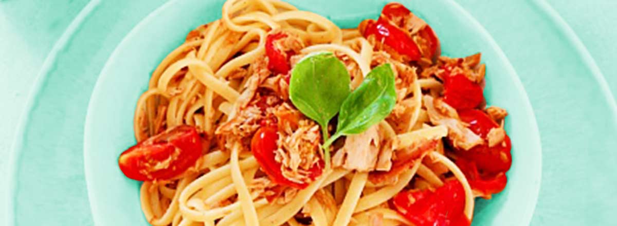 Pasta mit getrockneten Tomaten