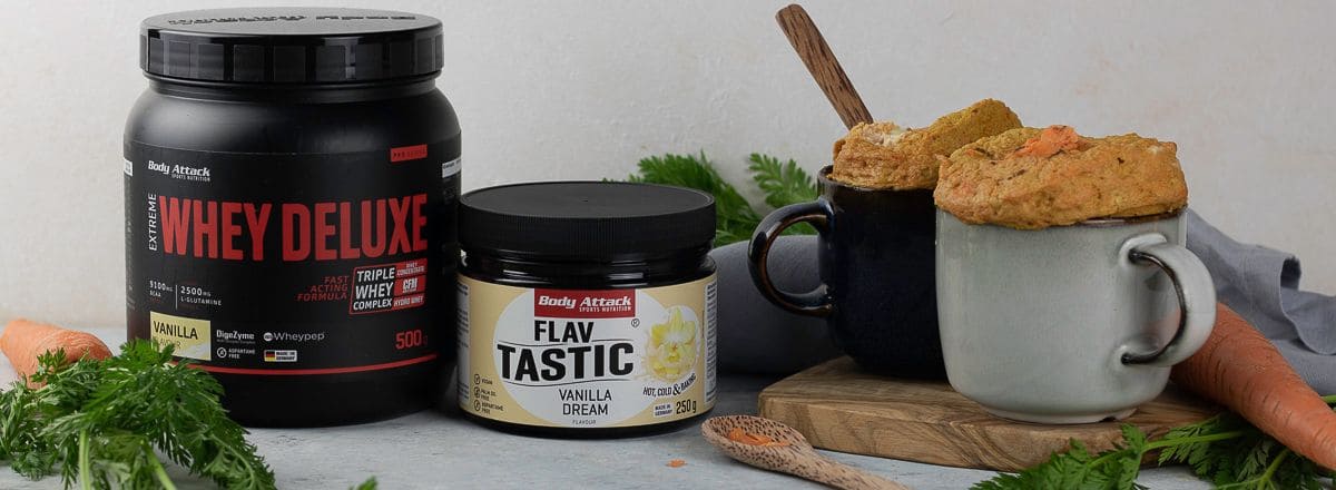 Gebäck mit Whey Deluxe & Flav Tastic