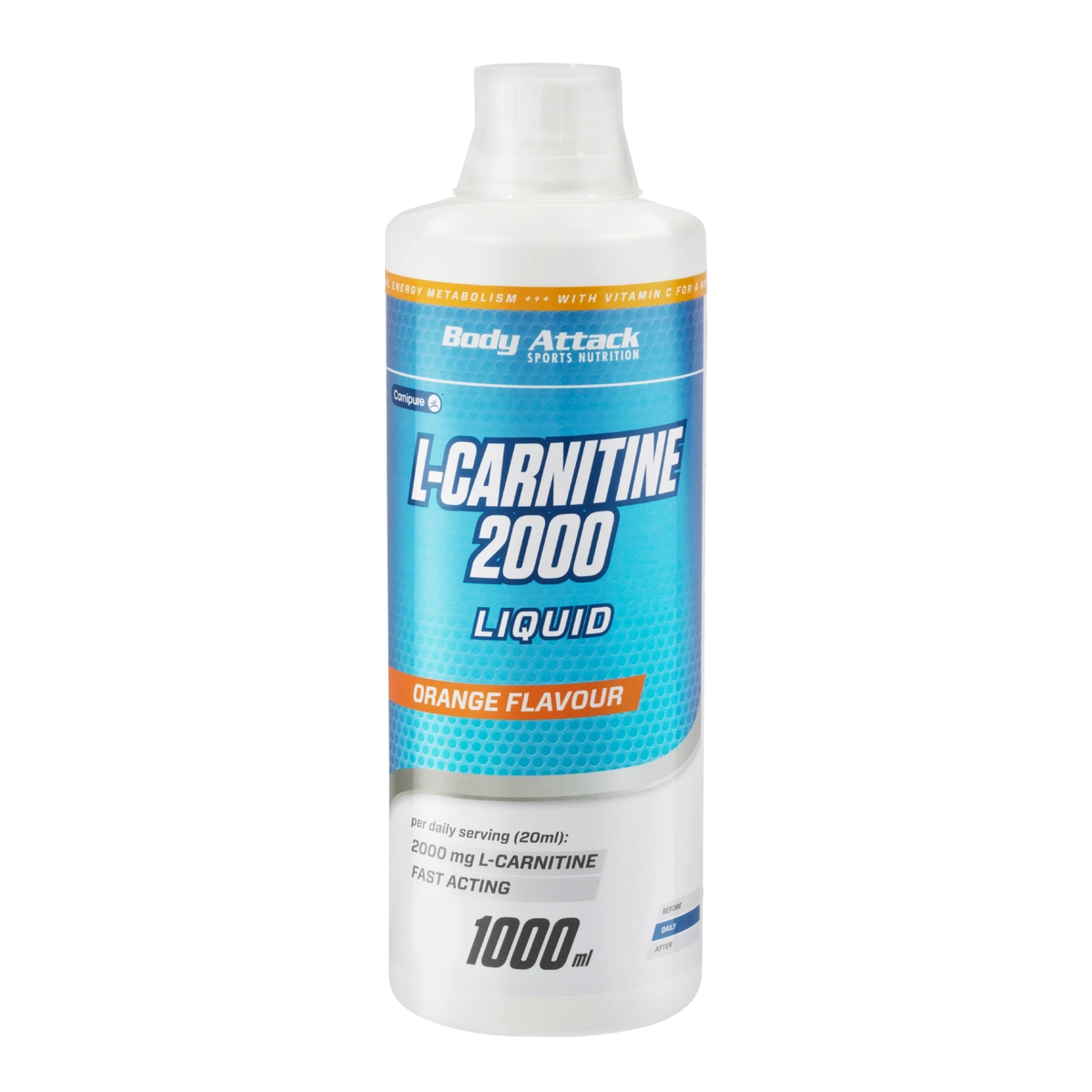 Eine Flasche L-Carnitine Liquid 2000